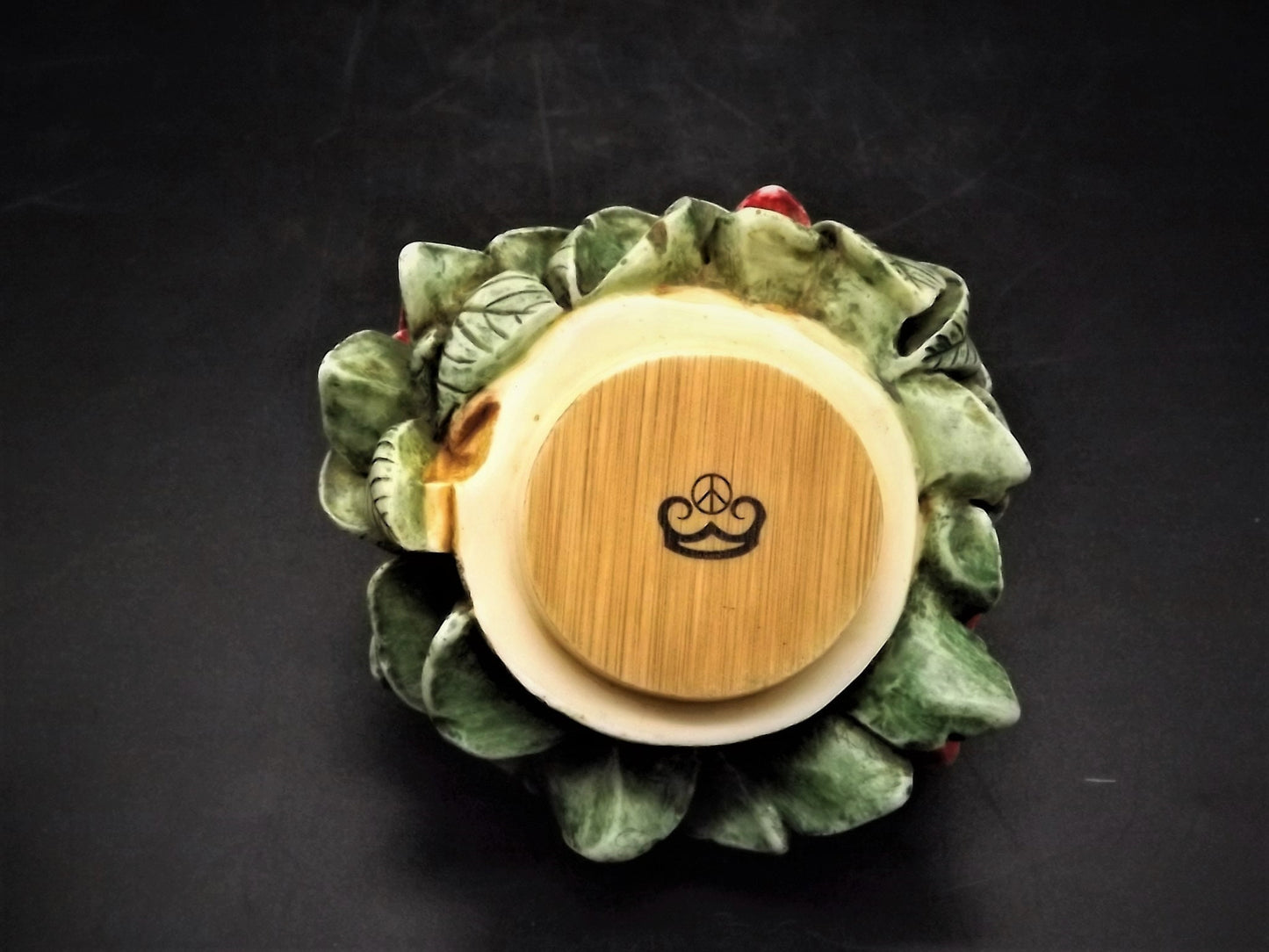 Harmony Kingdom Longaberger Poinsettia Basket Treasure Jest - Limited Edition