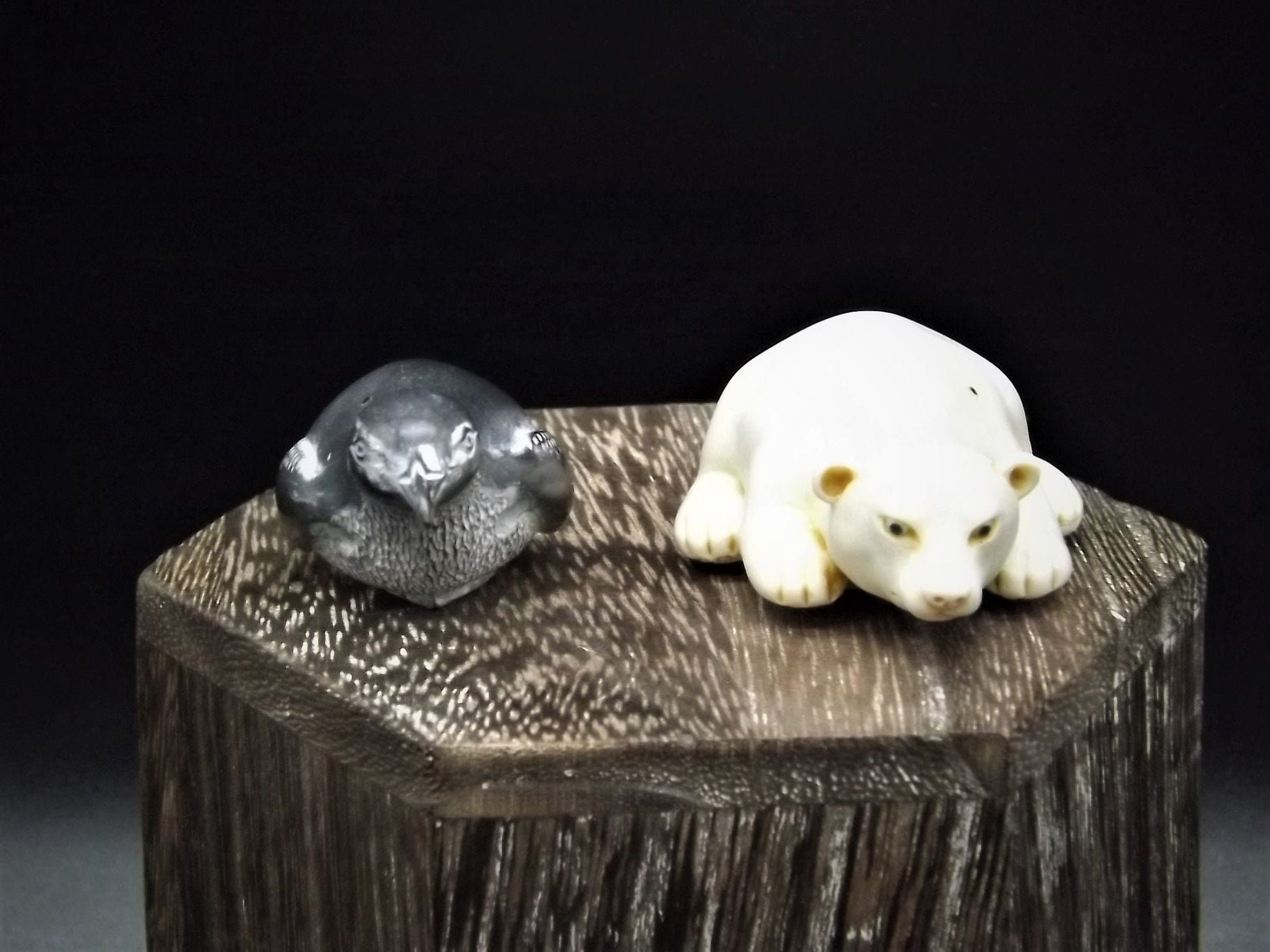 Adam Binder Editions Palm Charm: Polar Bear and Penguin Set