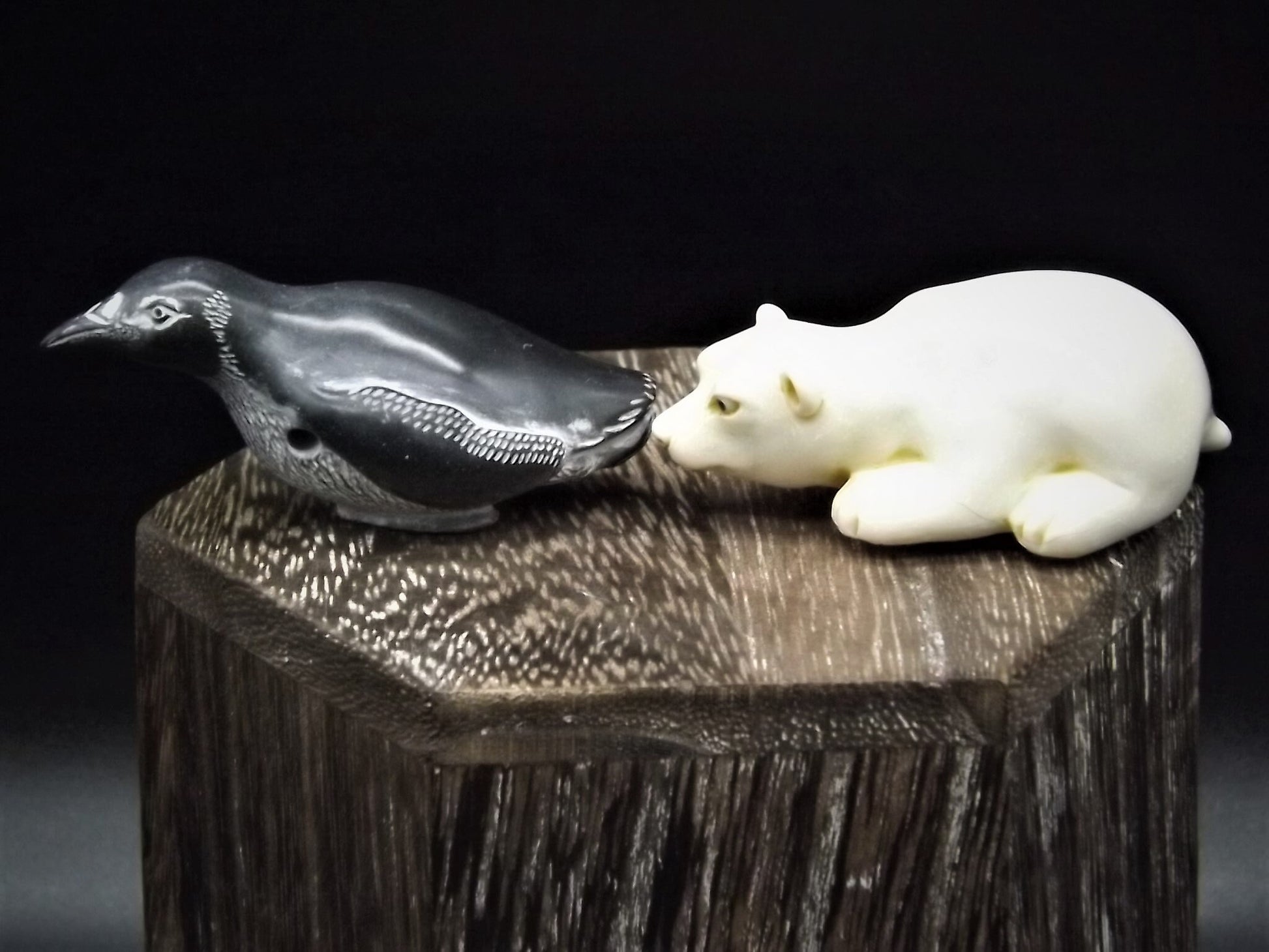 Adam Binder Editions Palm Charm: Polar Bear and Penguin Set