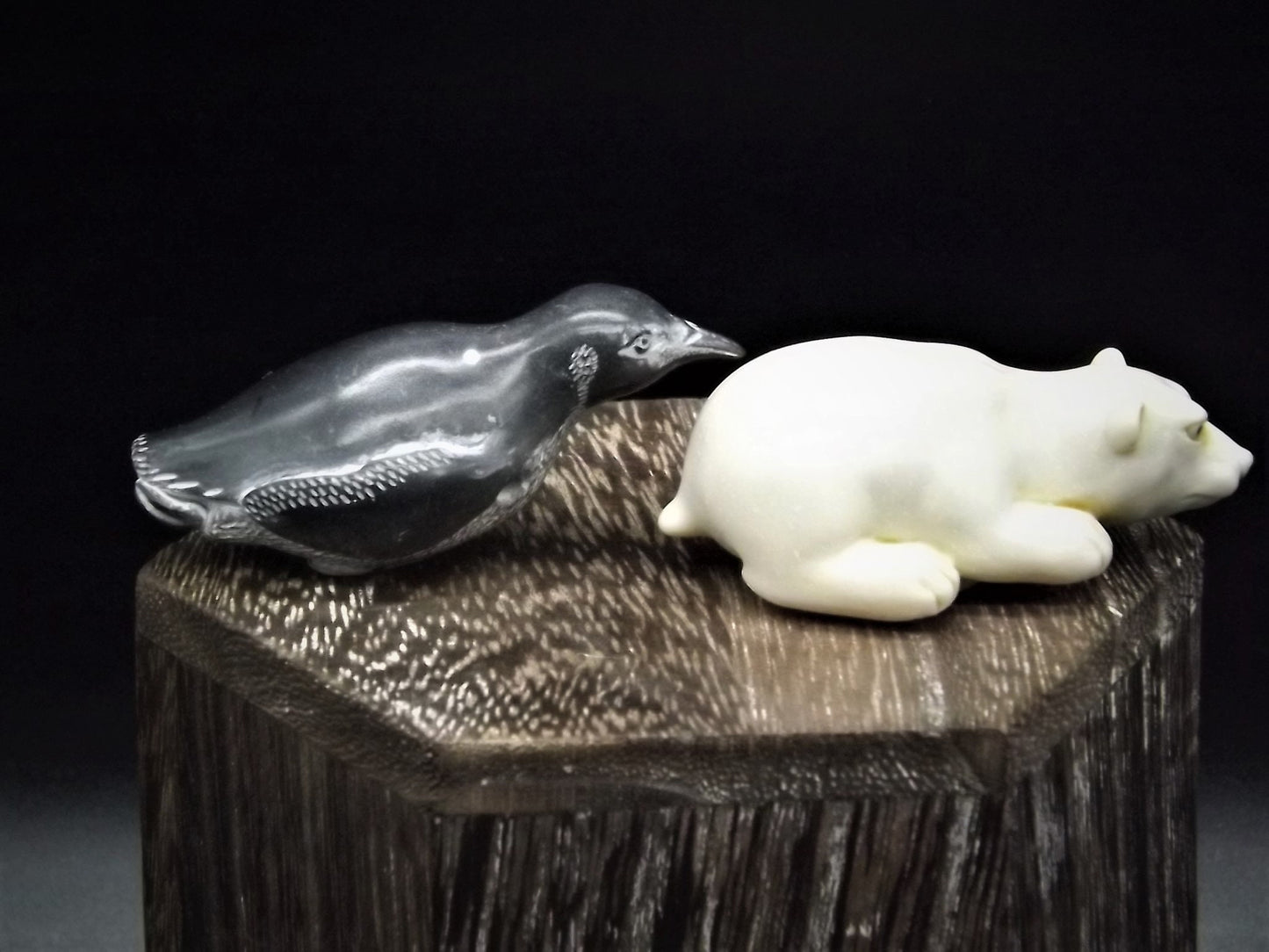 Adam Binder Editions Palm Charm: Polar Bear and Penguin Set