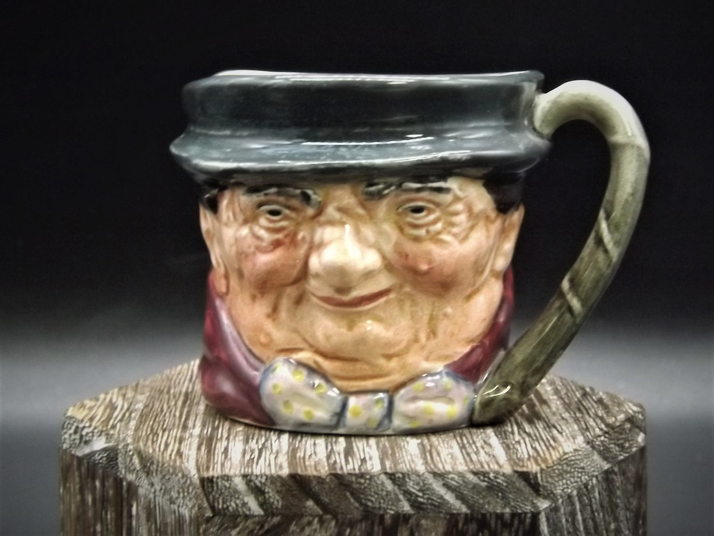 Closeout! Royal Doulton Tony Weller miniature Character Jug from the Charles Dickens Characters Collection made in 1942. Perfect condition