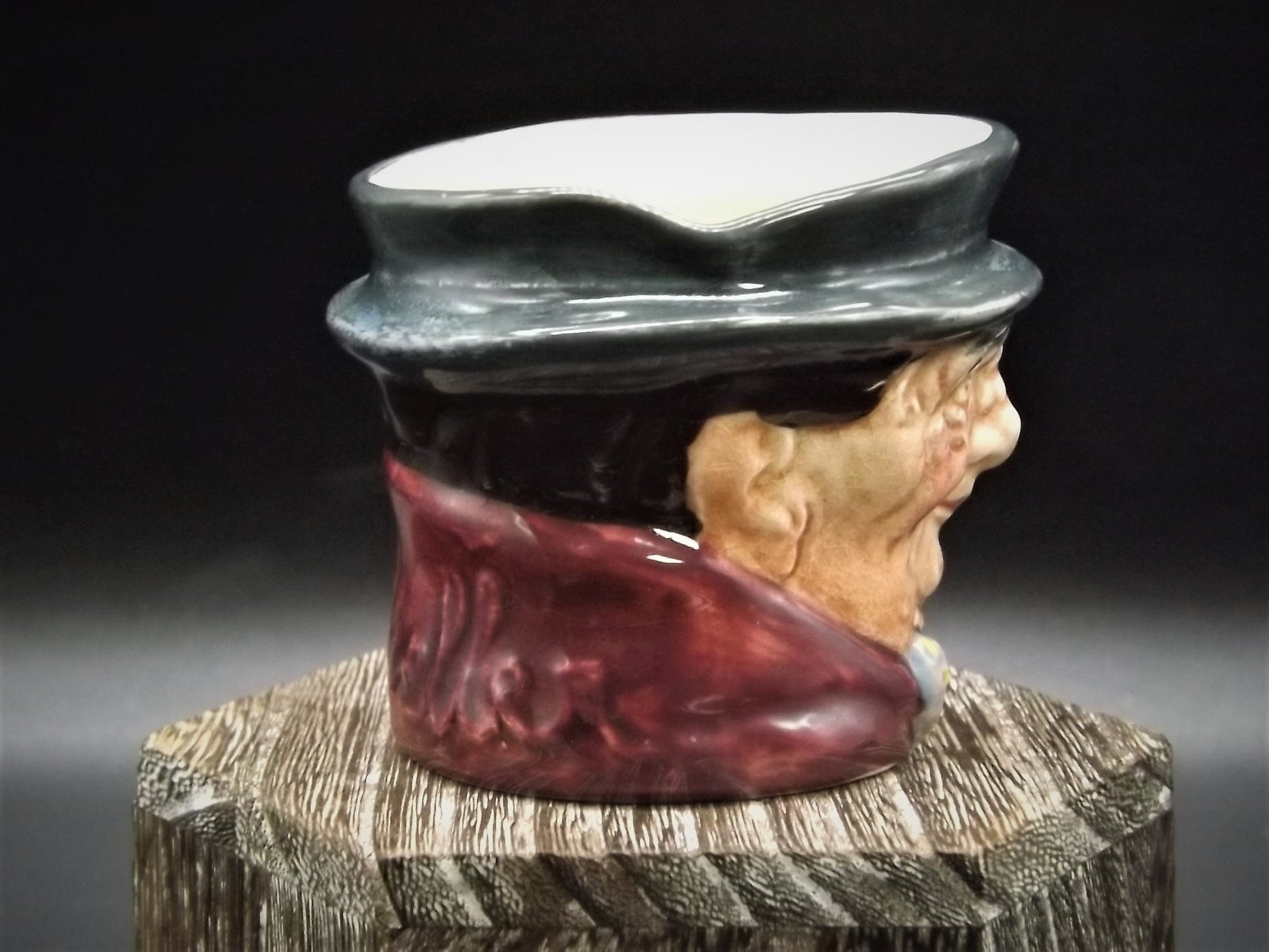 Closeout! Royal Doulton Tony Weller miniature Character Jug from the Charles Dickens Characters Collection made in 1942. Perfect condition