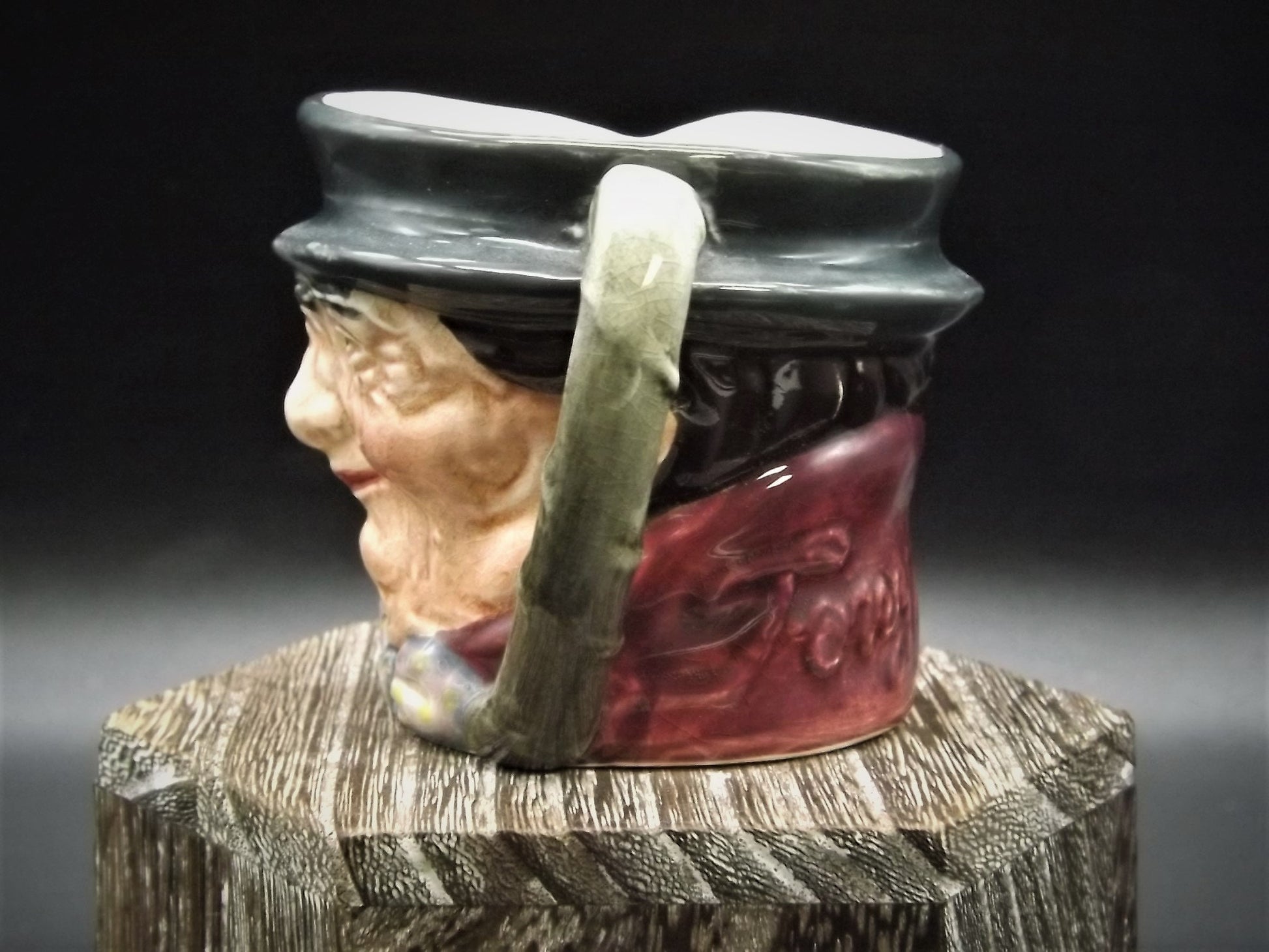 Closeout! Royal Doulton Tony Weller miniature Character Jug from the Charles Dickens Characters Collection made in 1942. Perfect condition