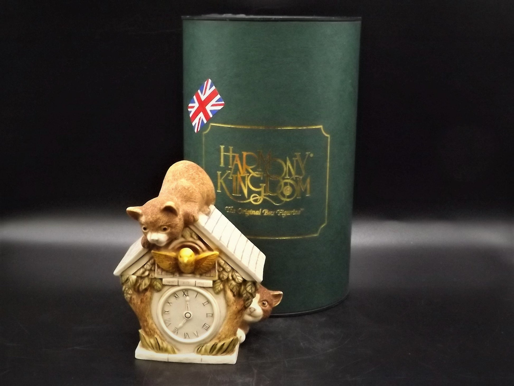 Harmony Kingdom Play Time Cats on Clock Figurine - Limited Edition #695/1200