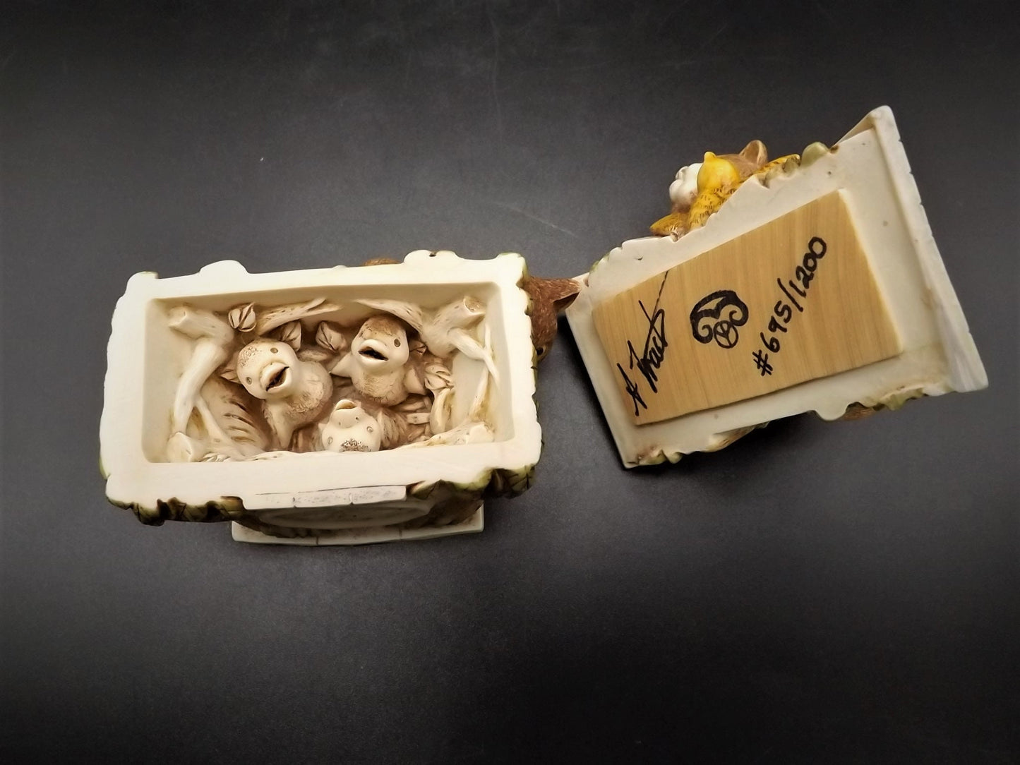 Harmony Kingdom Play Time Cats on Clock Figurine - Limited Edition #695/1200