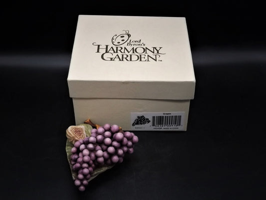 Harmony Kingdom Grapes Figurine - Lord Byron's Harmony Garden - With Original Box