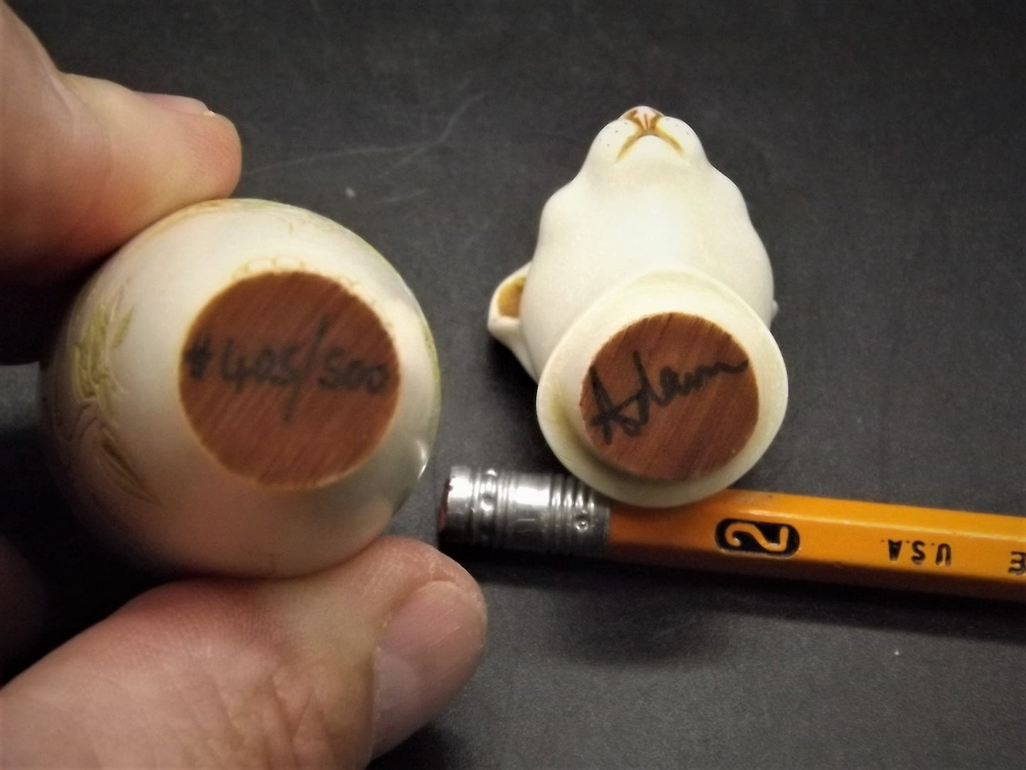 Adam Binder Editions "Monty" - Ivory Cat Figurine - Limited Edition #405/500