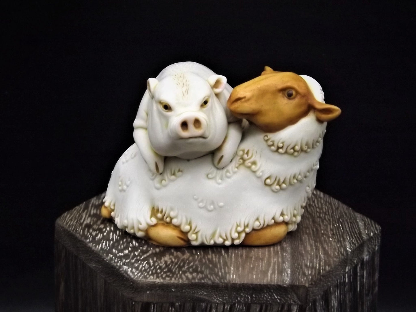 Adam Binder "Piggy Back" Figurine: A Country Affair 2003, Limited Edition