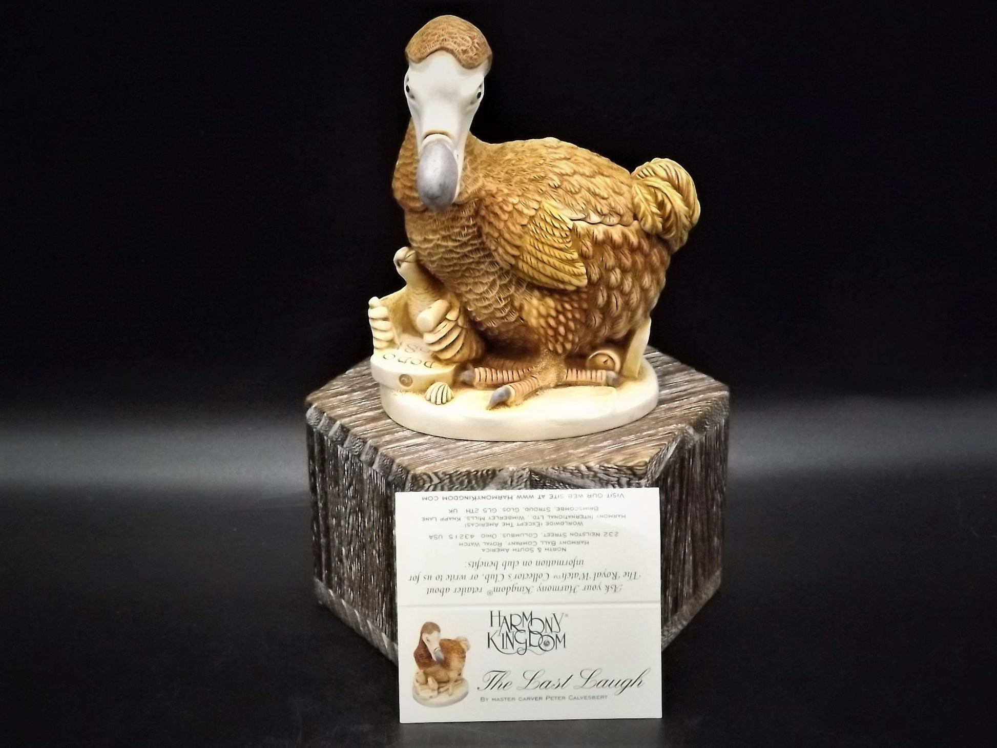 Retired Harmony Kingdom Dodo Figurine: The Last Laugh, Infinity Version (1999)