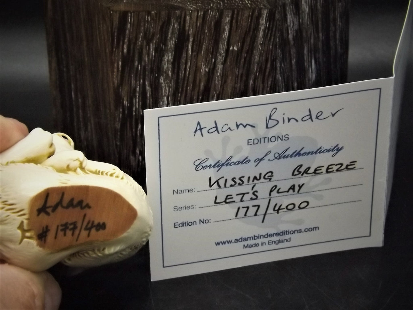 Adam Binder Editions "Kissing Breeze" Figurine - Limited Edition #177/400