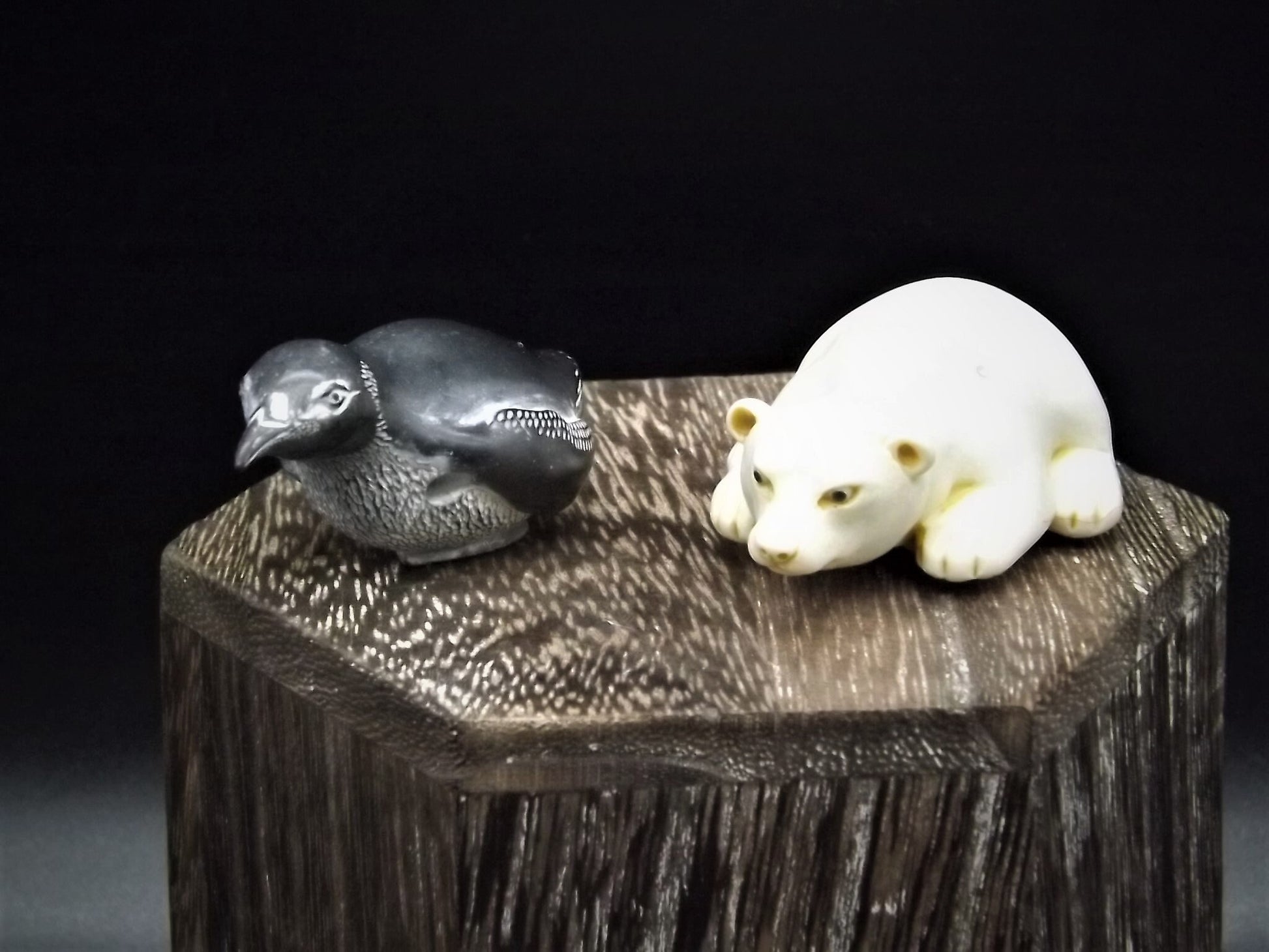 Adam Binder Editions Palm Charm: Polar Bear and Penguin Set