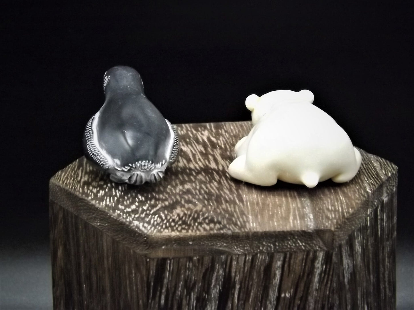 Adam Binder Editions Palm Charm: Polar Bear and Penguin Set