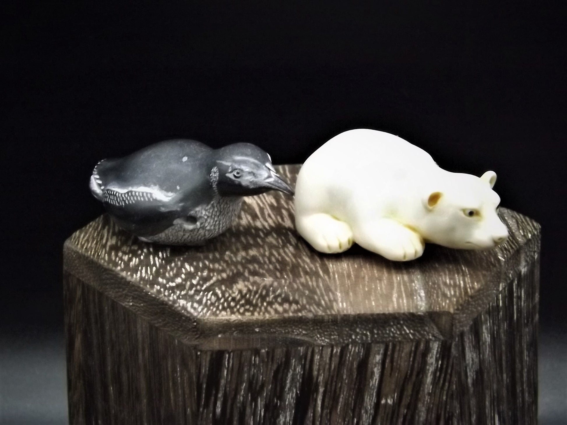 Adam Binder Editions Palm Charm: Polar Bear and Penguin Set