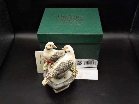 Closeout Sale Retired Harmony Kingdom "Love and Peace'" Special Edition Jest Figurine with box and COA. Excellent condition. Hearts Version!