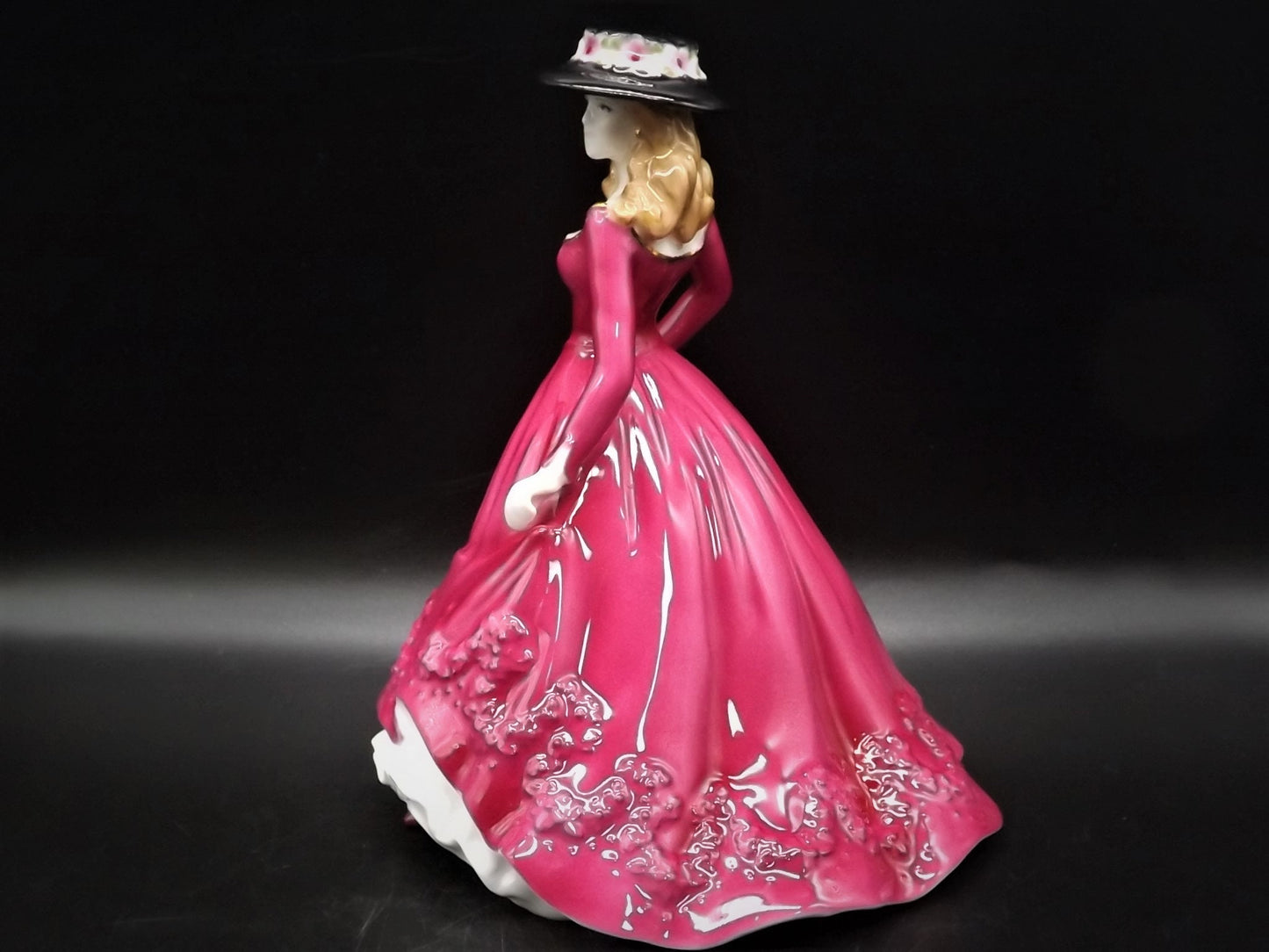 Vintage Royal Worcester "Christina" Figurine: Les Petites Bone China, England