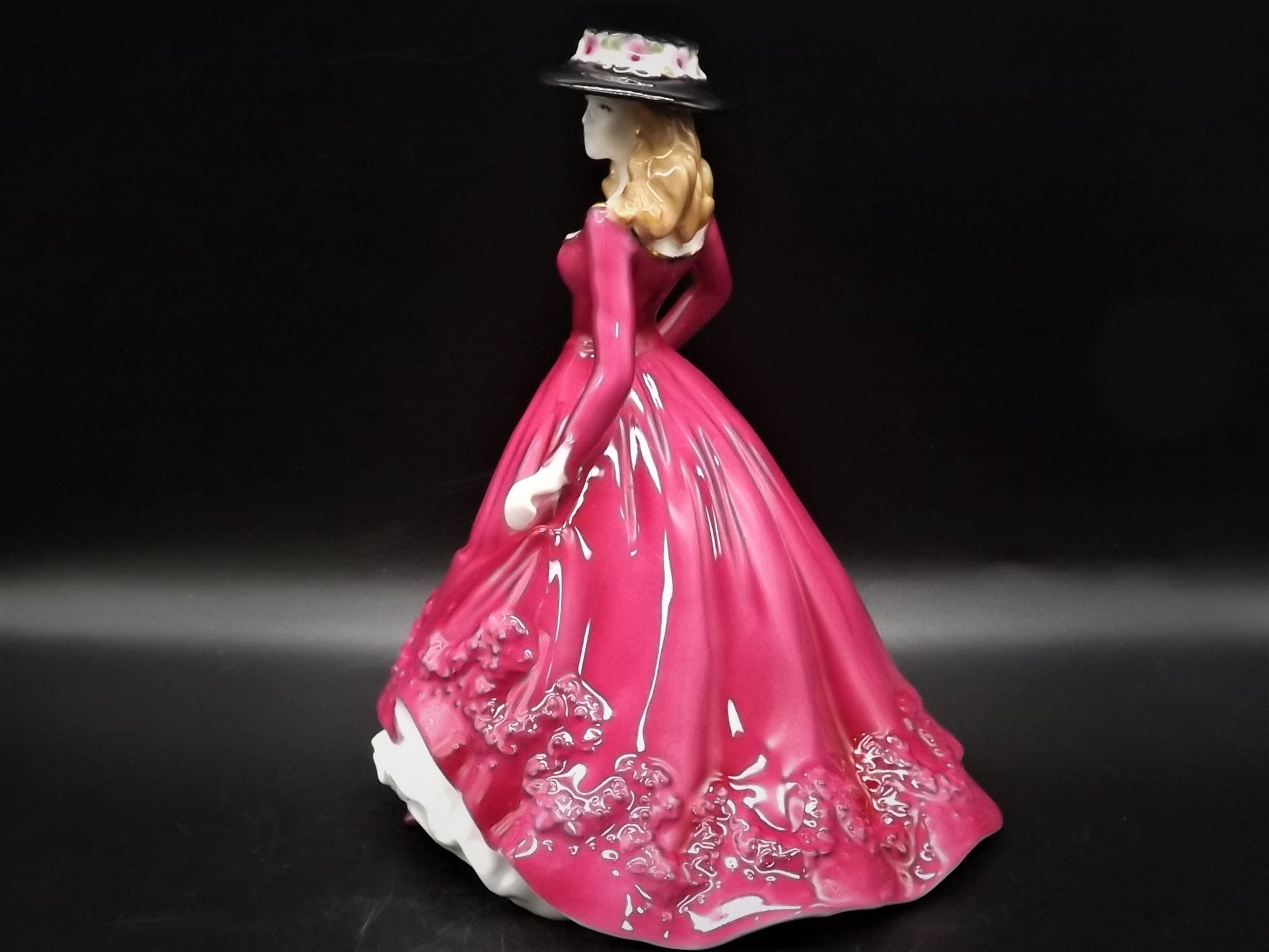 Vintage Royal Worcester "Christina" Figurine: Les Petites Bone China, England