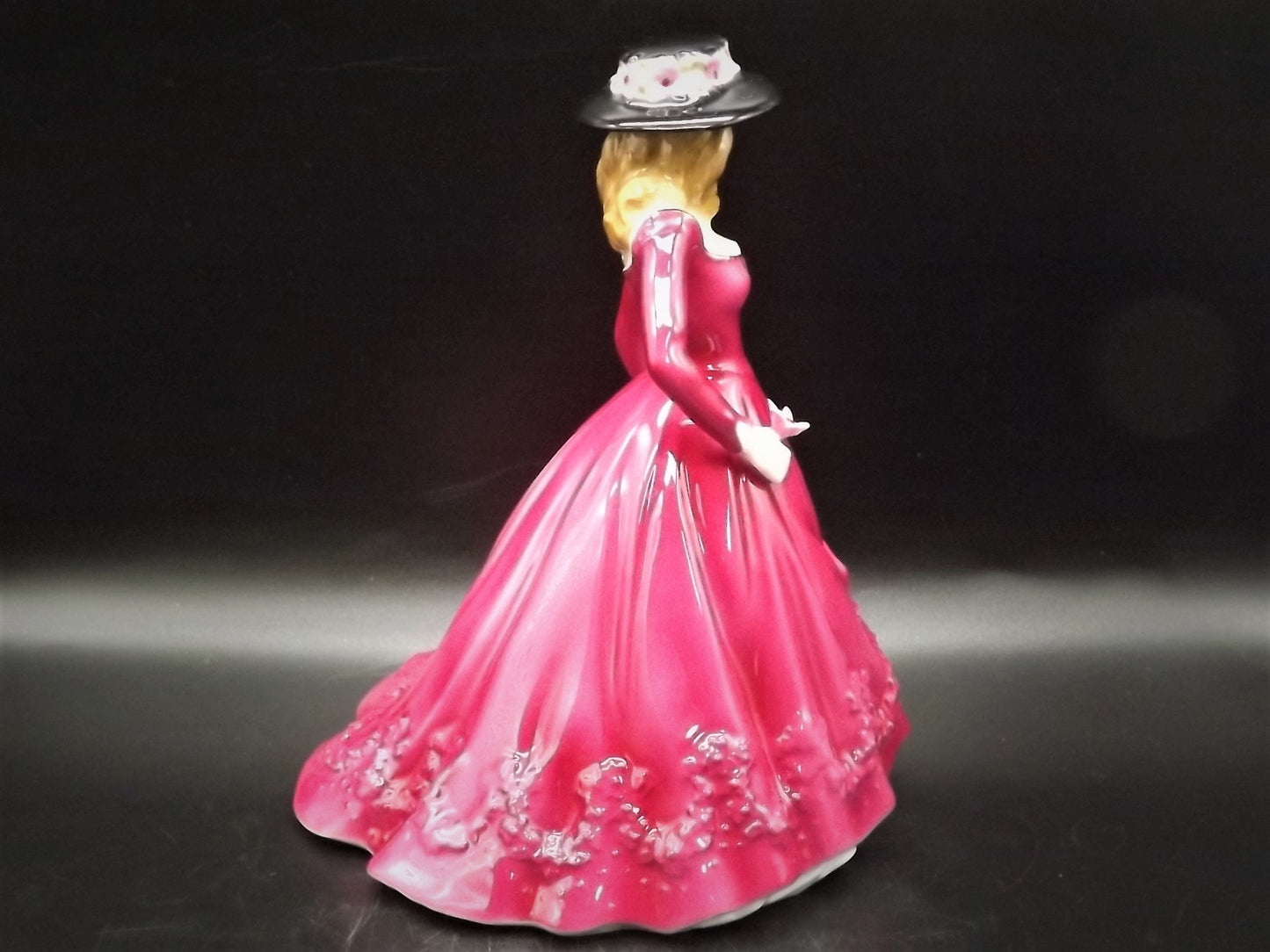 Vintage Royal Worcester "Christina" Figurine: Les Petites Bone China, England