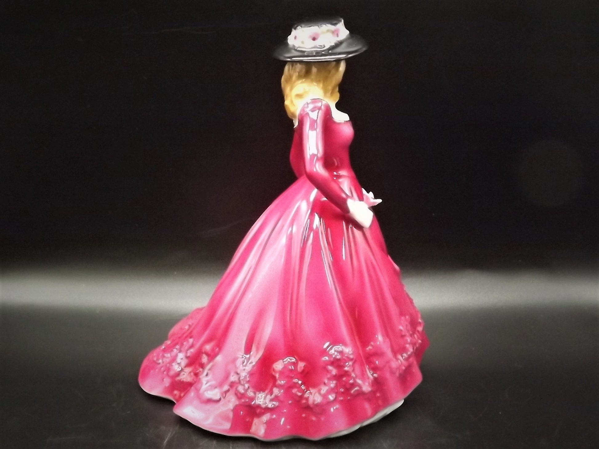 Vintage Royal Worcester "Christina" Figurine: Les Petites Bone China, England