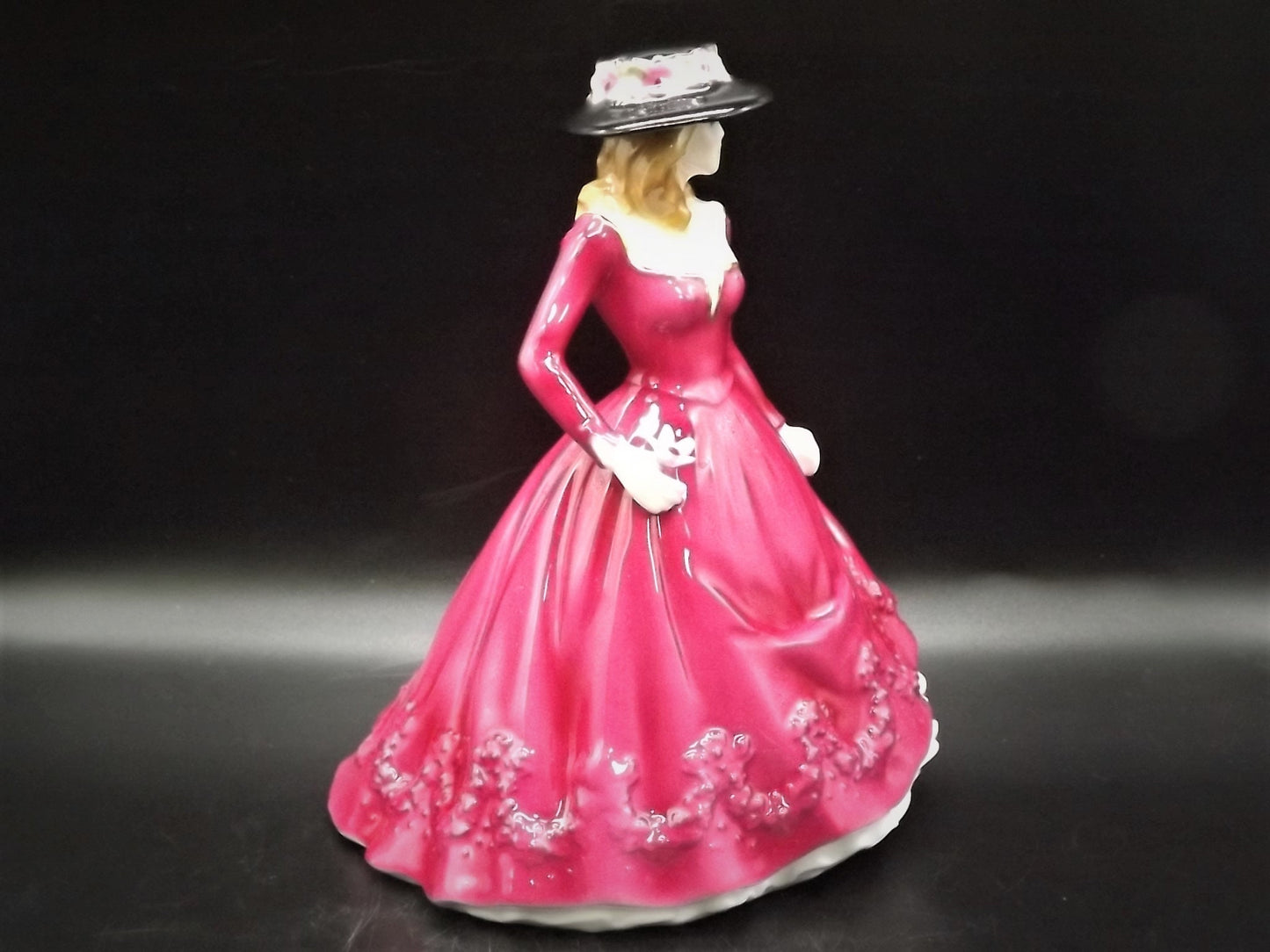 Vintage Royal Worcester "Christina" Figurine: Les Petites Bone China, England