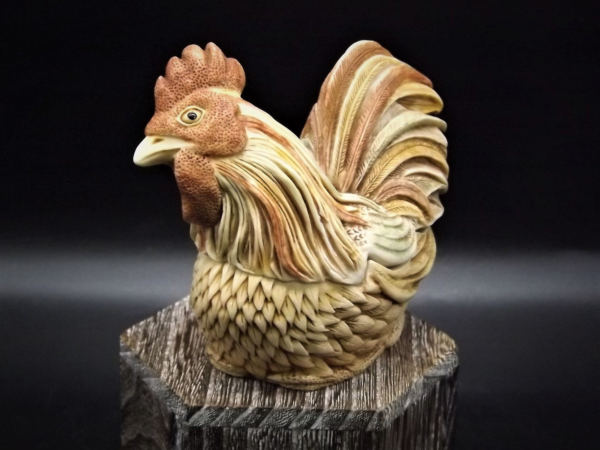 Harmony Kingdom Rooster Figurine: Rise and Shine, Version Two, Limited Edition
