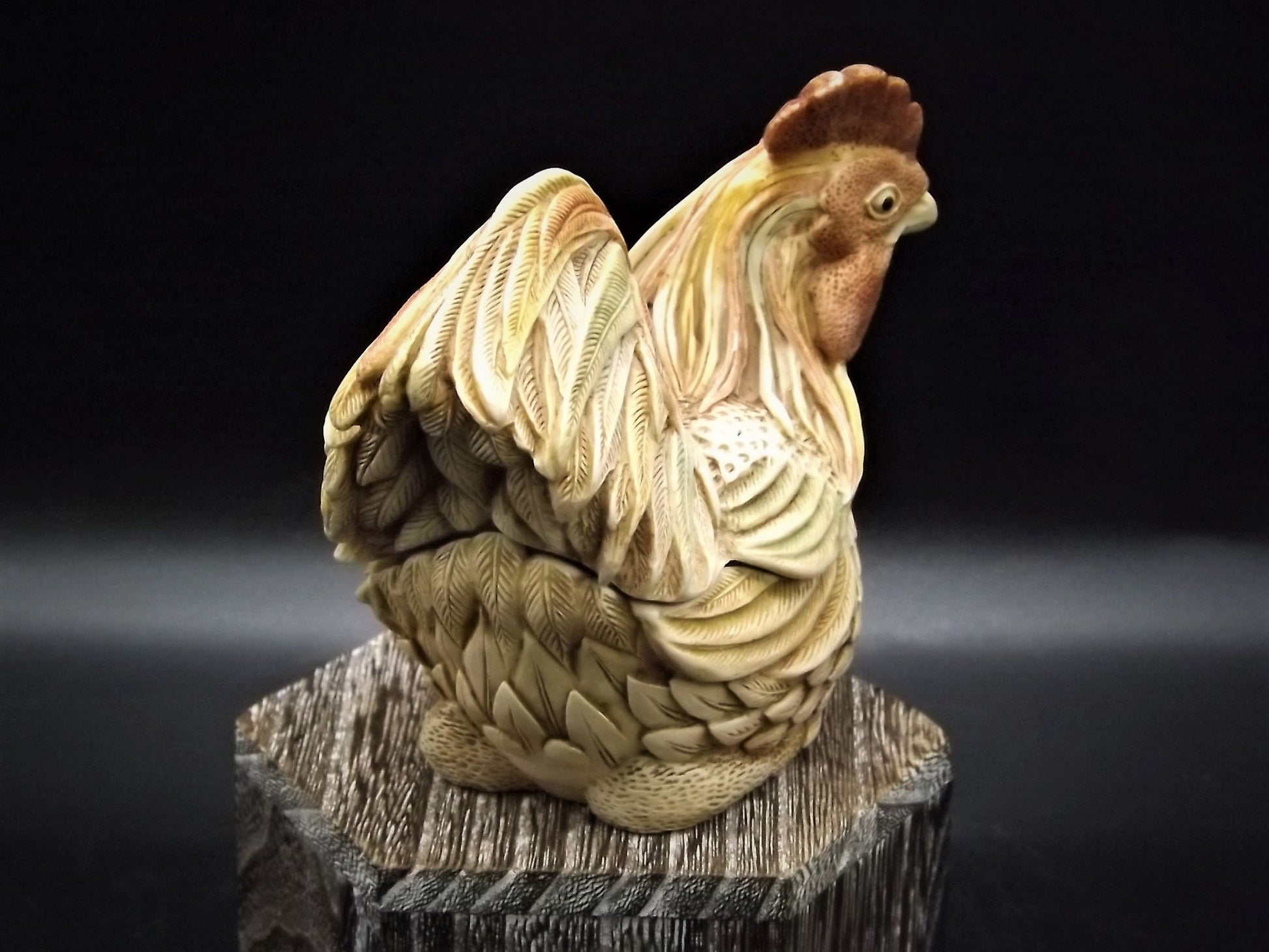 Harmony Kingdom Rooster Figurine: Rise and Shine, Version Two, Limited Edition