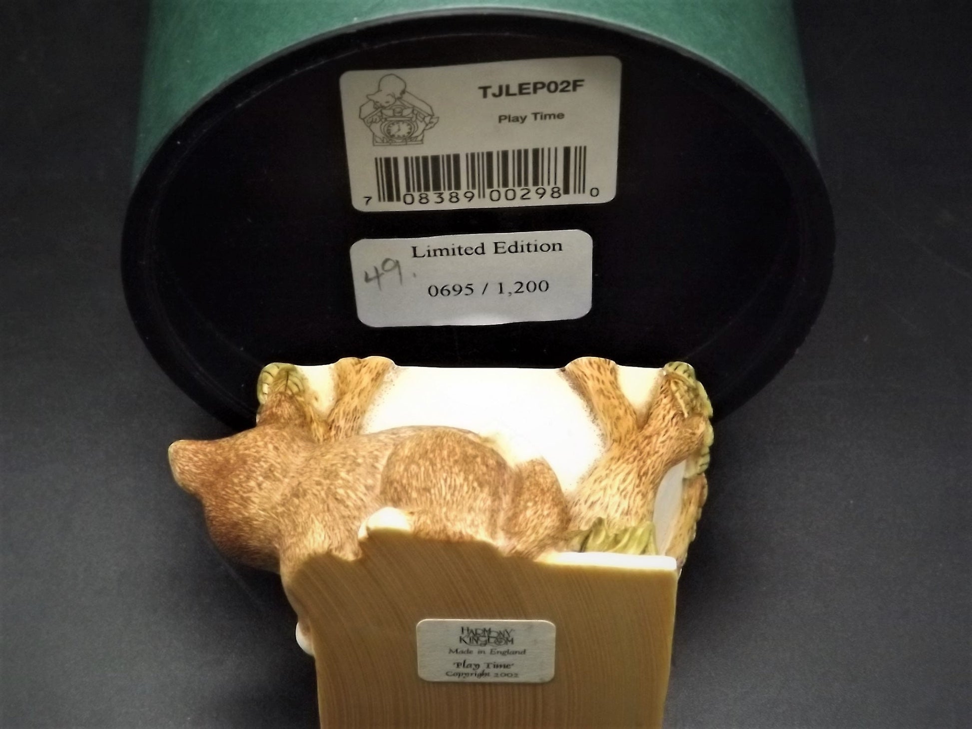 Harmony Kingdom Play Time Cats on Clock Figurine - Limited Edition #695/1200