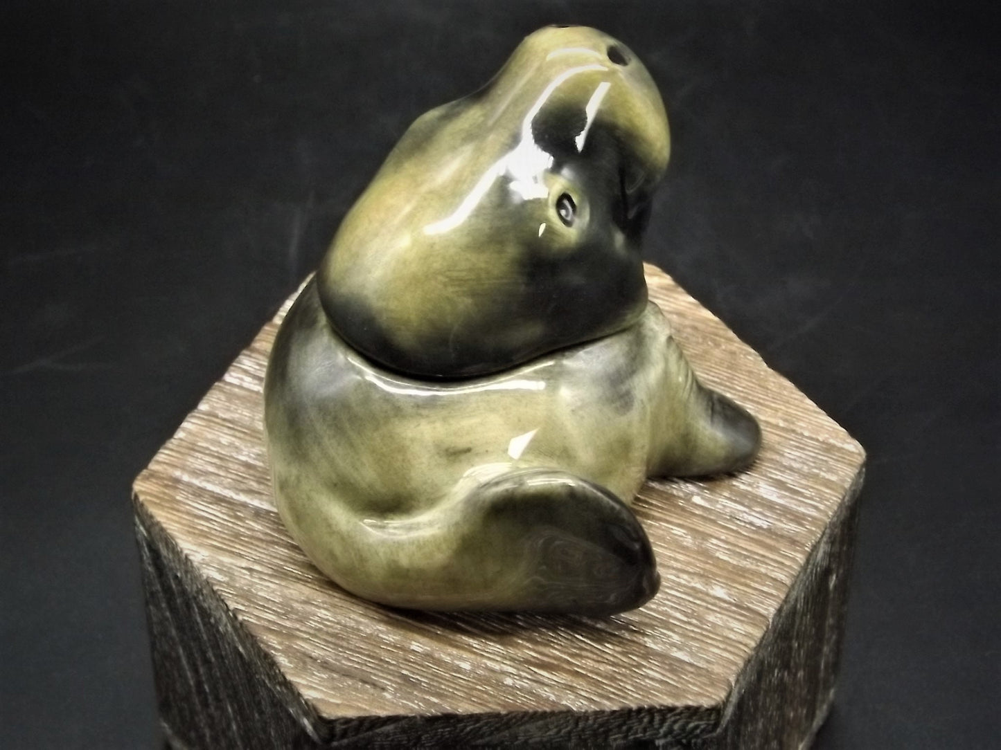 Kevin Francis Face Pot: Monuke the Manatee Figurine (COA & Box)