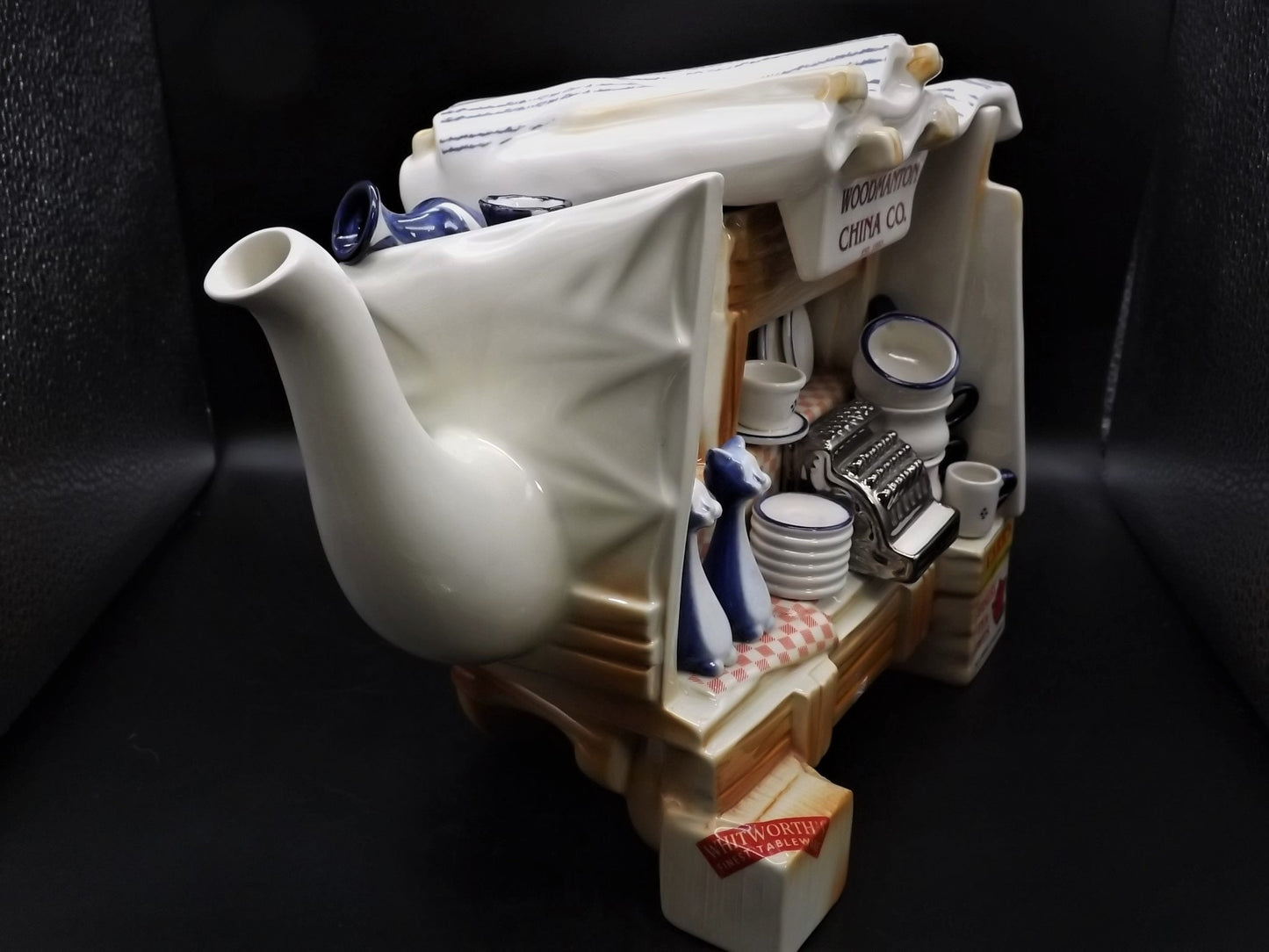 Vintage Cardew Designs Teapot: Woodmanton Pottery, Artist Signed