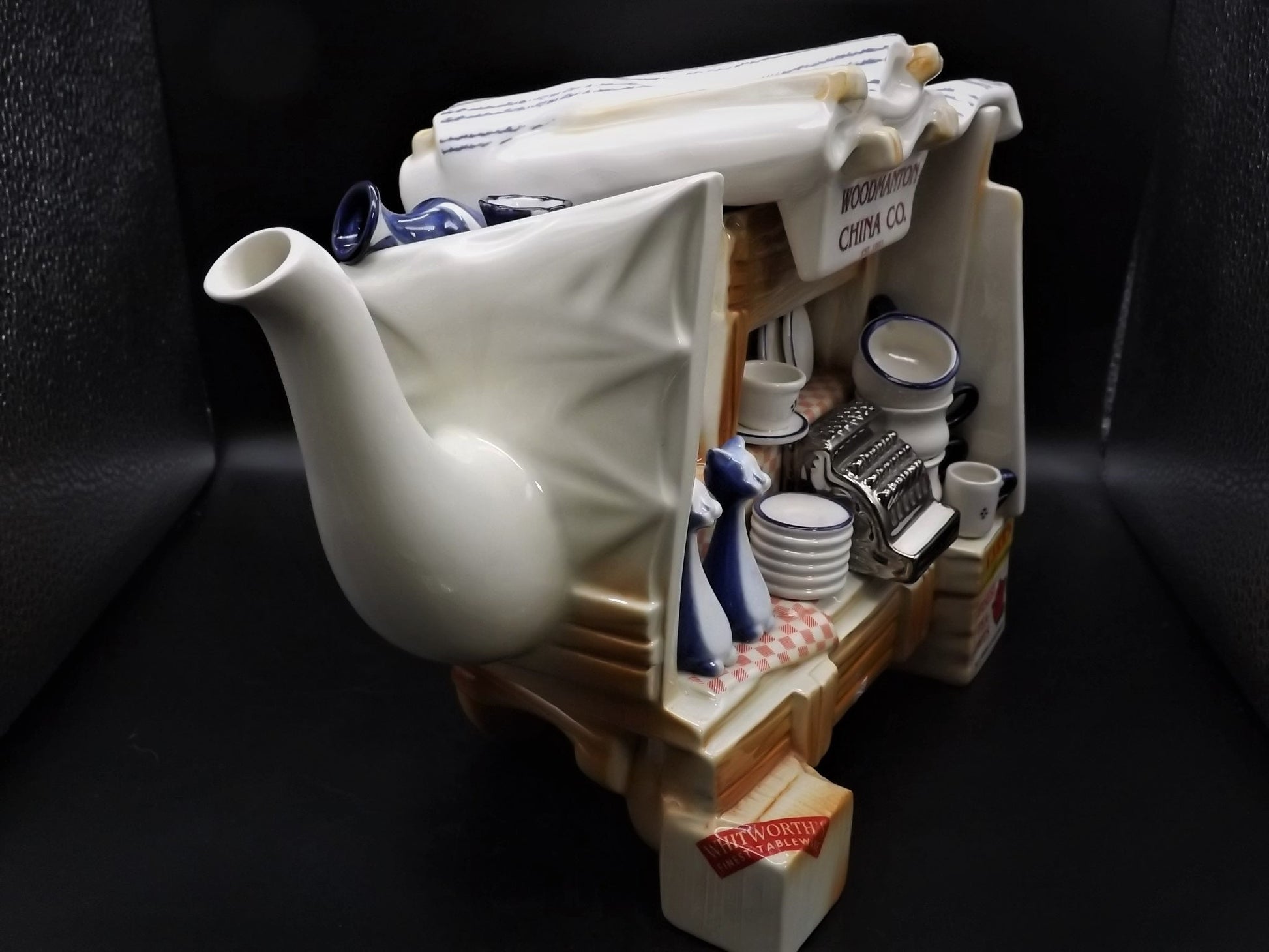 Vintage Cardew Designs Teapot: Woodmanton Pottery, Artist Signed