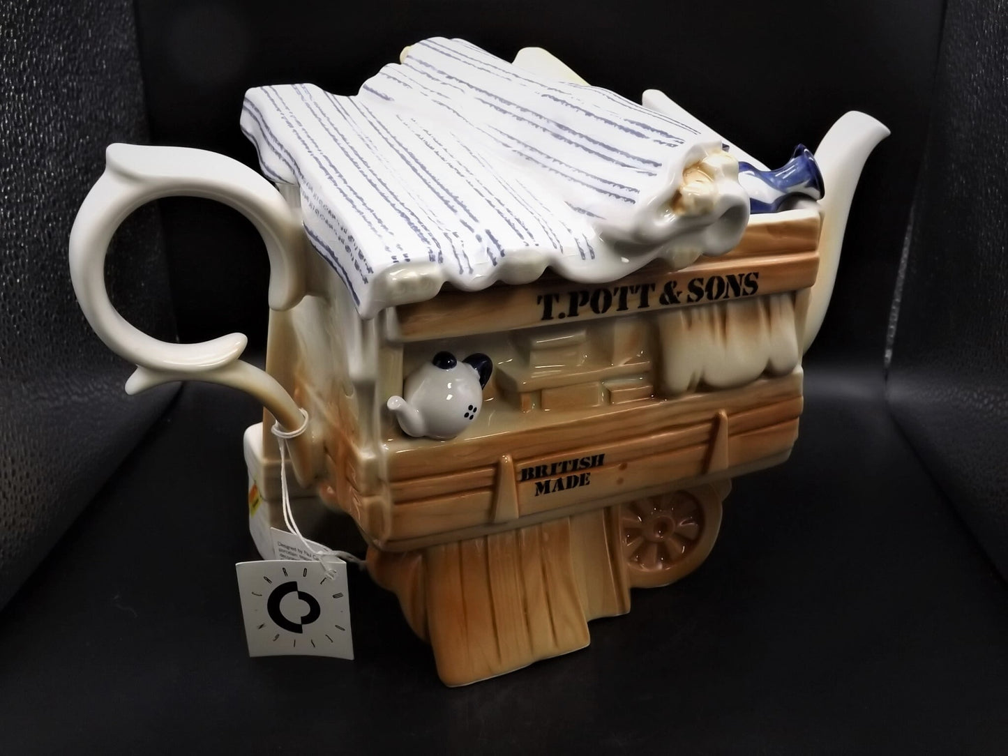 Vintage Cardew Designs Teapot: Woodmanton Pottery, Artist Signed