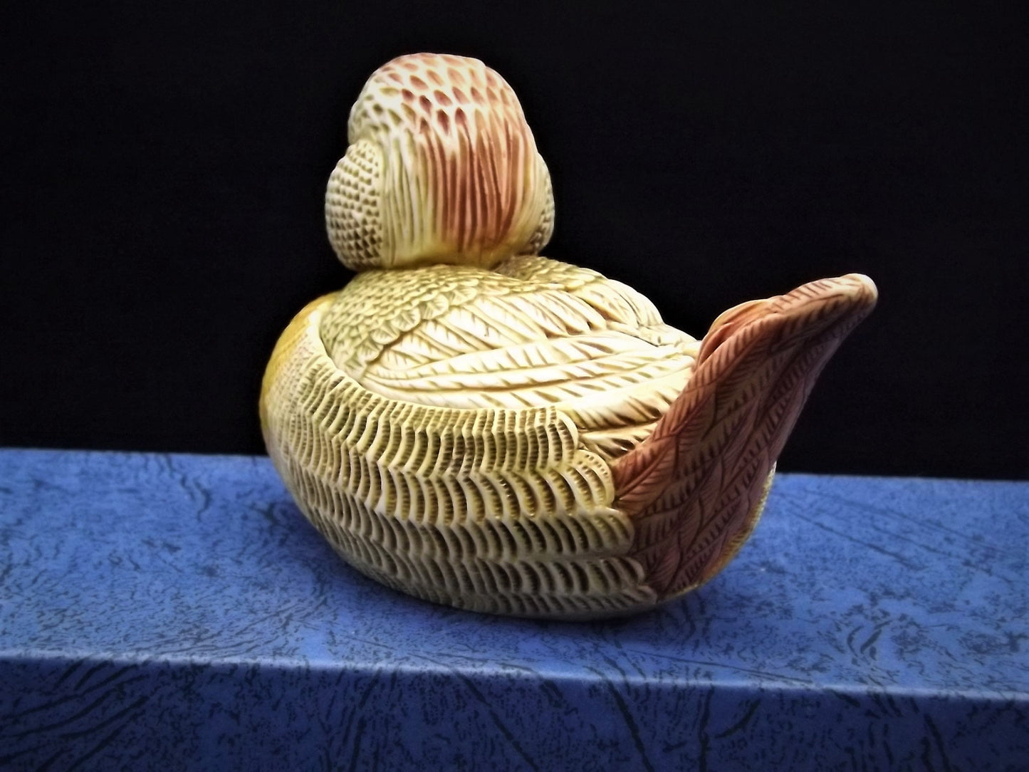 Closeout Sale! Retired 1990 Harmony Kingdom "Pondering" Duck piece Excellent condition. Item TJLDU