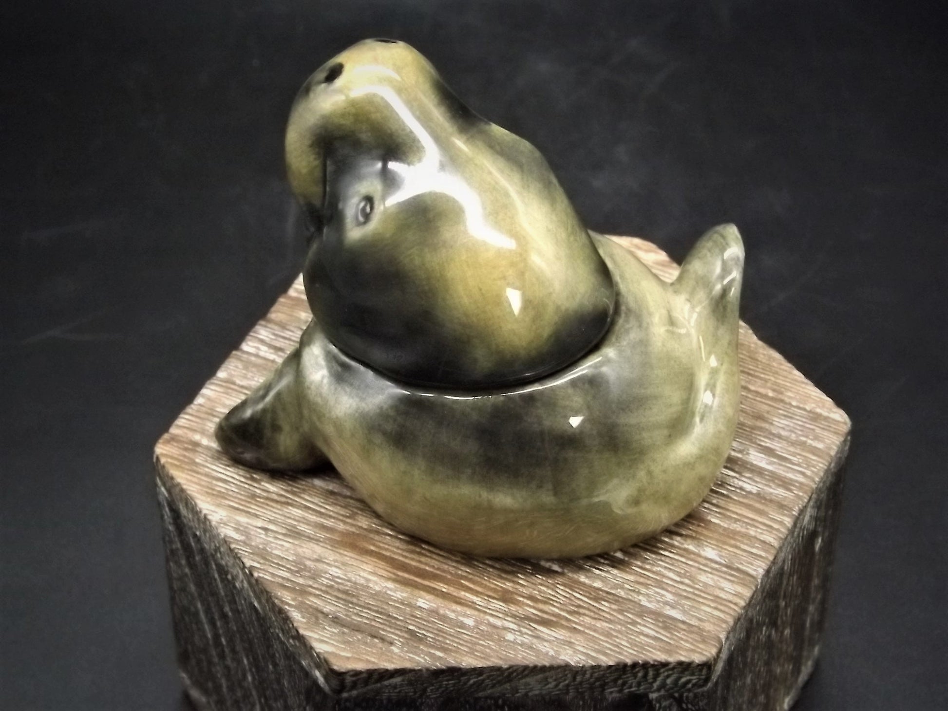 Kevin Francis Face Pot: Monuke the Manatee Figurine (COA & Box)
