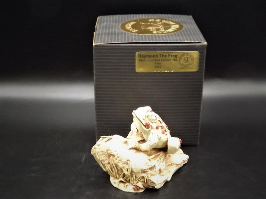 Very Rare Kevin Francis Raymond the Frog Figurine with original box. Limited to only 100 pieces this is #45. Excellent condition!