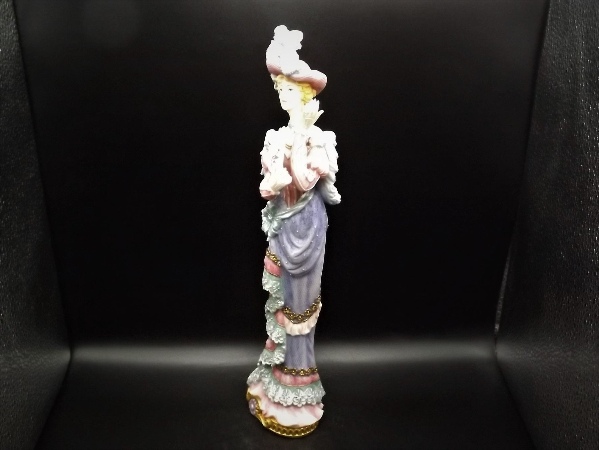 Closeout Sale! Lenox "Graceful Beauty" lady figurine. Hand Painted bonded resin porcelain lady figure. Great condition.