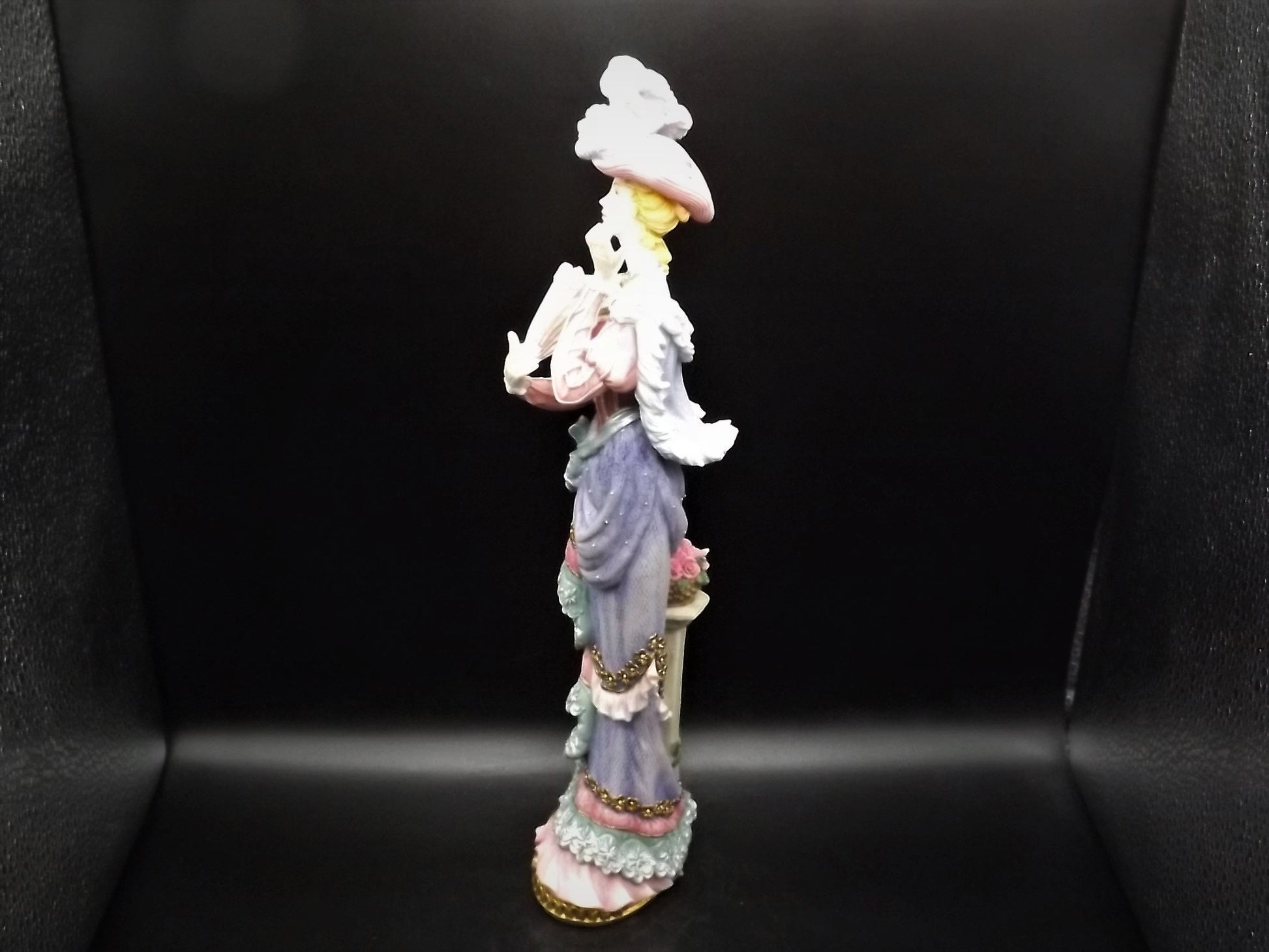 Closeout Sale! Lenox "Graceful Beauty" lady figurine. Hand Painted bonded resin porcelain lady figure. Great condition.