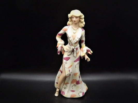 Closeout Sale! Lenox "Disco Darling" lady figurine. Hand Painted porcelain lady figure. Great condition.