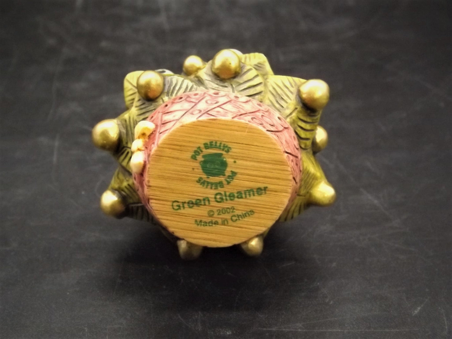 Harmony Kingdom Pot Bellys "Green Gleamer" Christmas tree Figurine with original box and COA. Excellent condition!