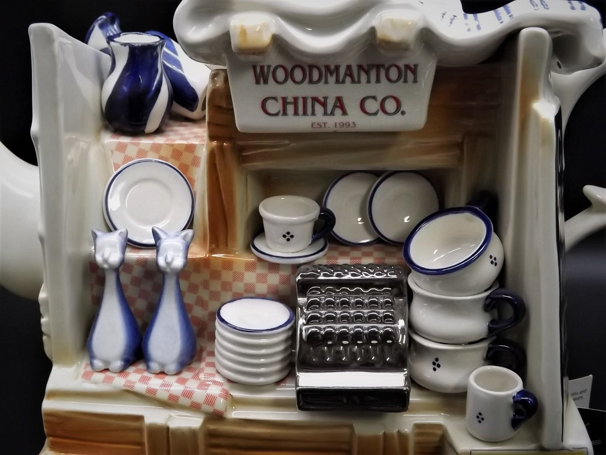 Vintage Cardew Designs Teapot: Woodmanton Pottery, Artist Signed