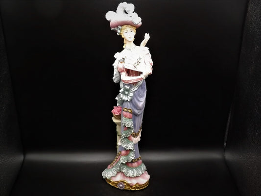 Closeout Sale! Lenox "Graceful Beauty" lady figurine. Hand Painted bonded resin porcelain lady figure. Great condition.