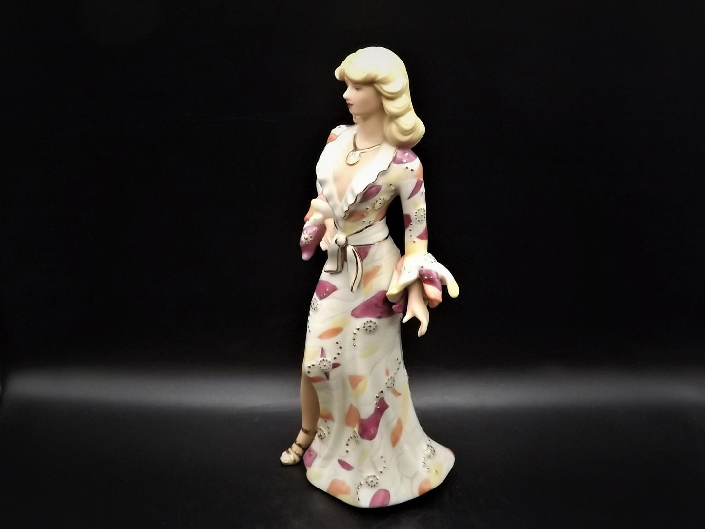 Closeout Sale! Lenox "Disco Darling" lady figurine. Hand Painted porcelain lady figure. Great condition.