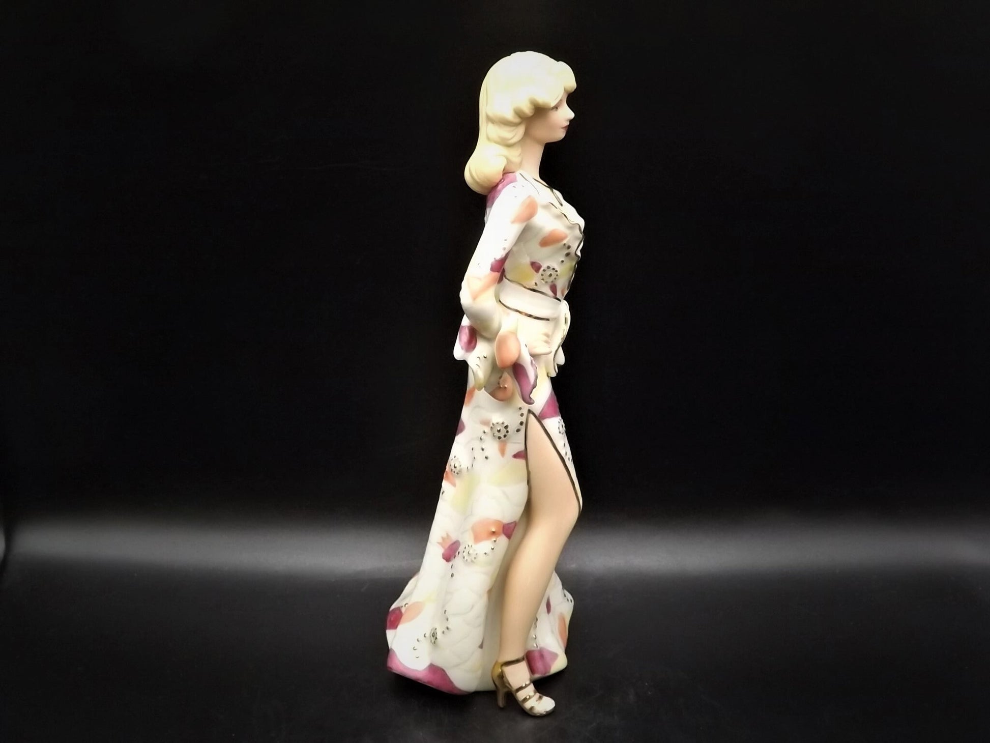 Closeout Sale! Lenox "Disco Darling" lady figurine. Hand Painted porcelain lady figure. Great condition.