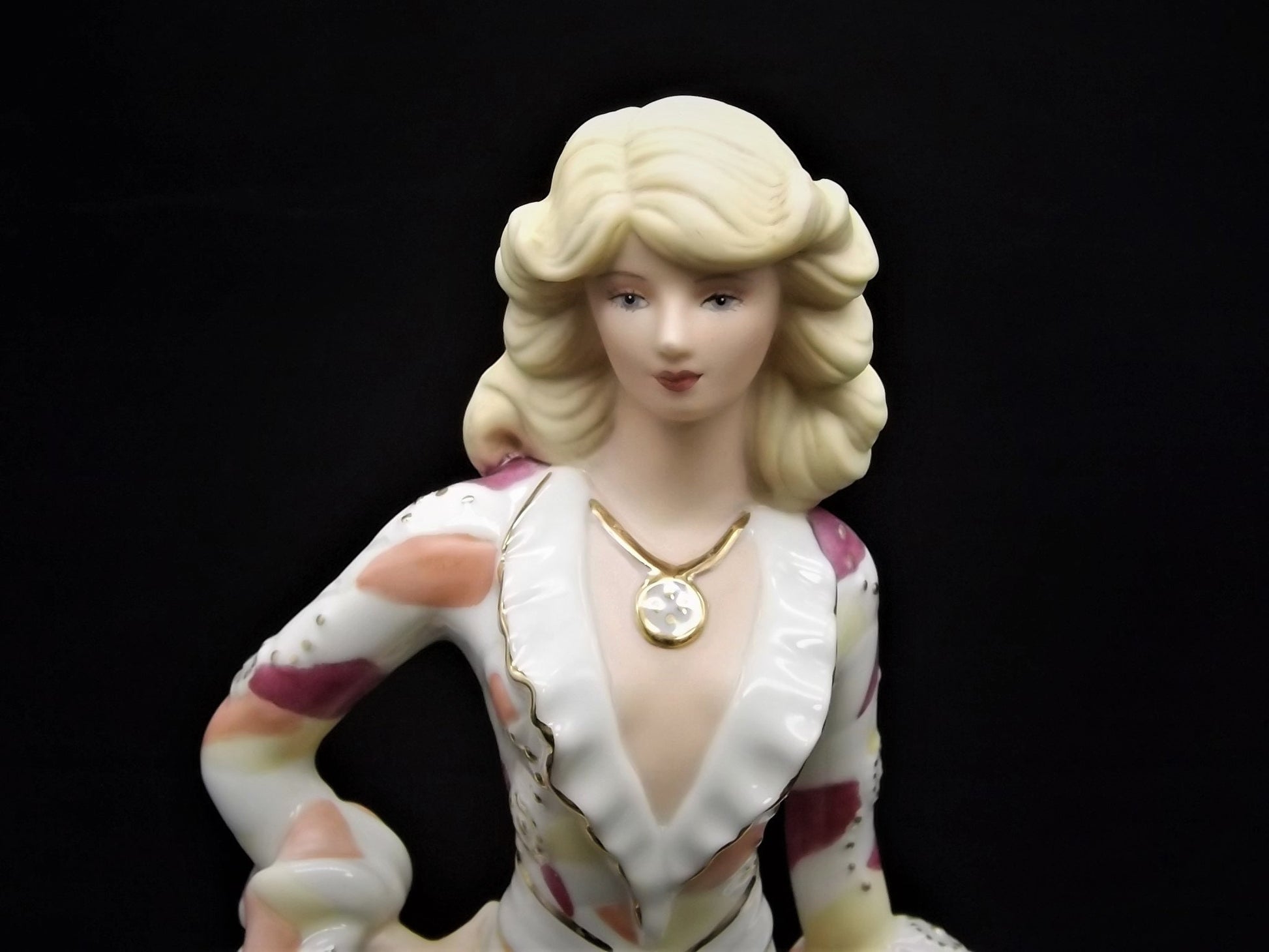 Closeout Sale! Lenox "Disco Darling" lady figurine. Hand Painted porcelain lady figure. Great condition.