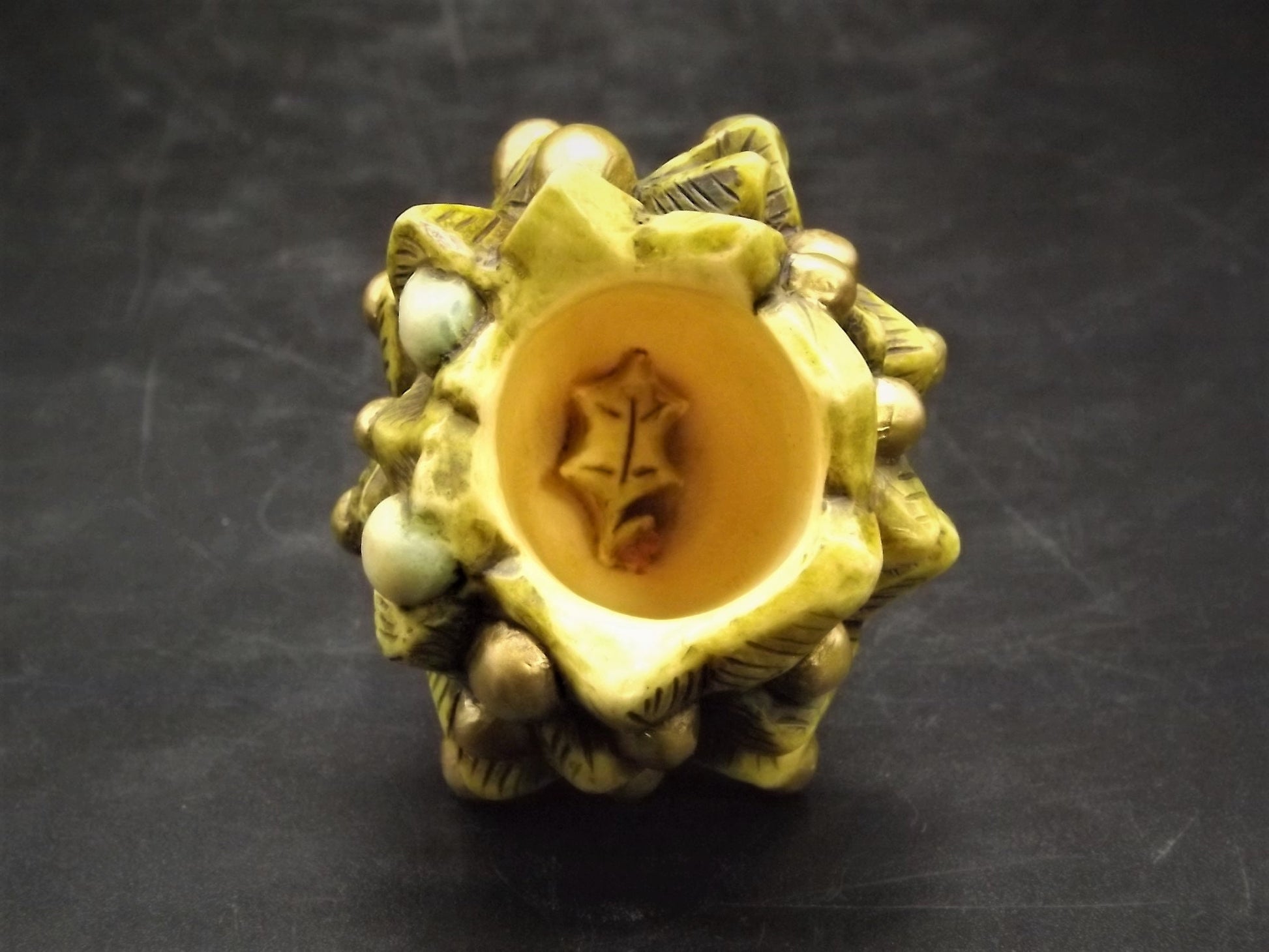 Harmony Kingdom Pot Bellys "Green Gleamer" Christmas tree Figurine with original box and COA. Excellent condition!