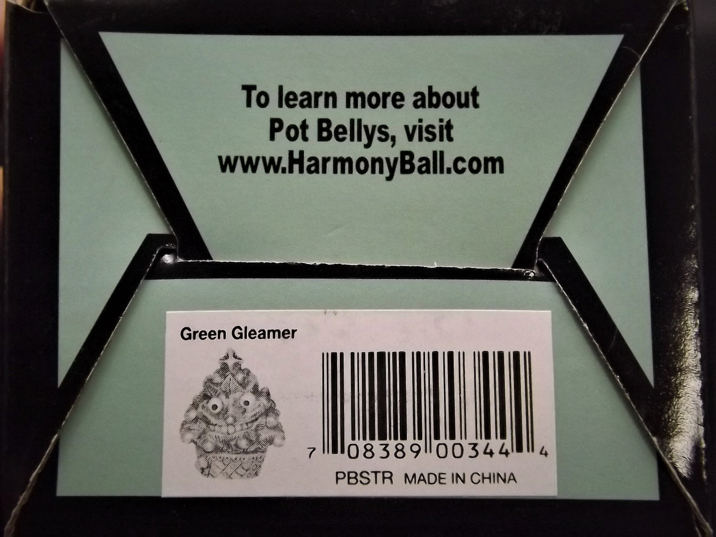 Harmony Kingdom Pot Bellys "Green Gleamer" Christmas tree Figurine with original box and COA. Excellent condition!