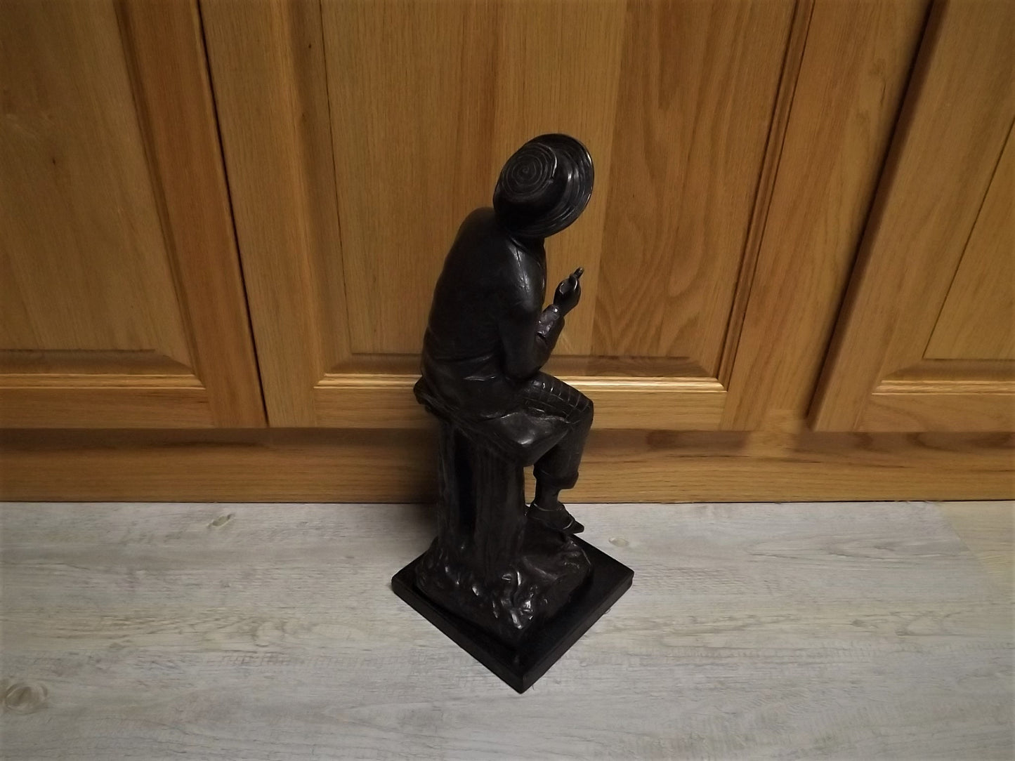 Closeout Sale! Vintage Bronze rare Charles Valton (1851-1918) Statue. This piece is in great shape - there are two small chips on base.