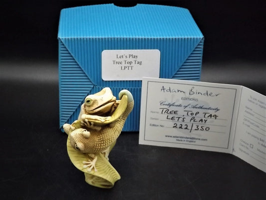 Adam Binder Let's Play series "Tree top tag". With original box and COA. Excellent shape limited edition #222/350.