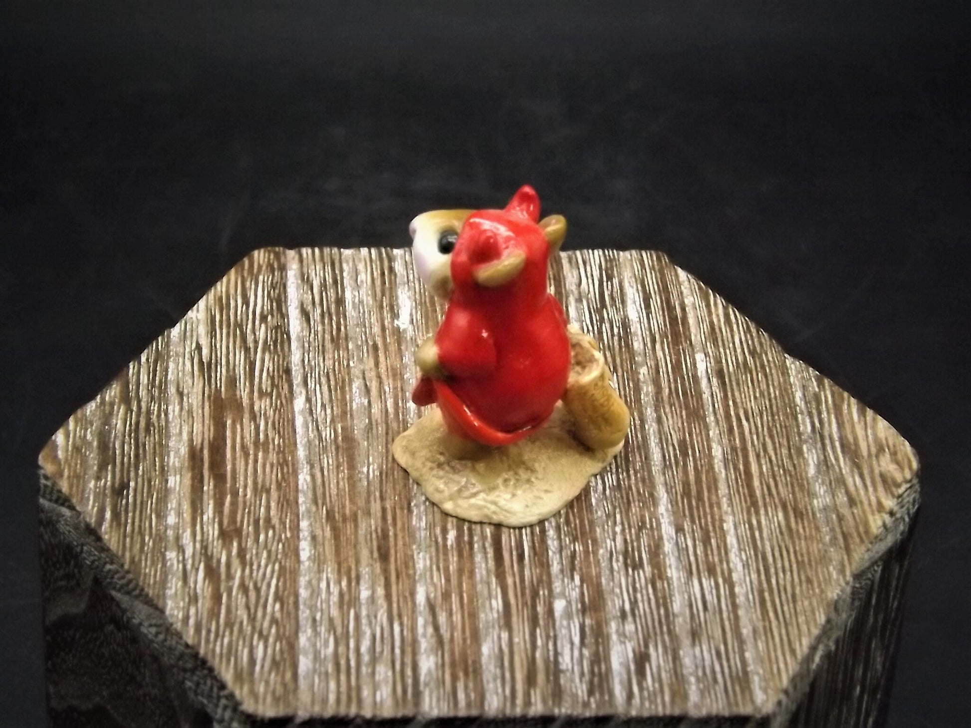 Vintage Wee Forest Folk Halloween Mouse: "Little Devil" Figurine