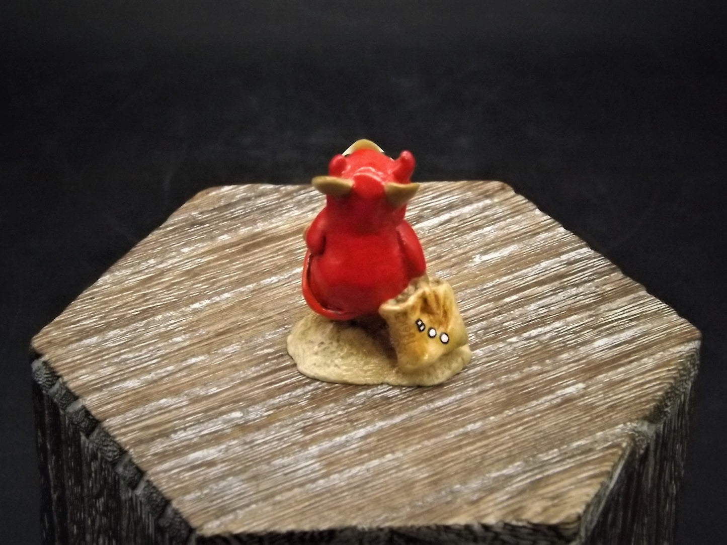 Vintage Wee Forest Folk Halloween Mouse: "Little Devil" Figurine