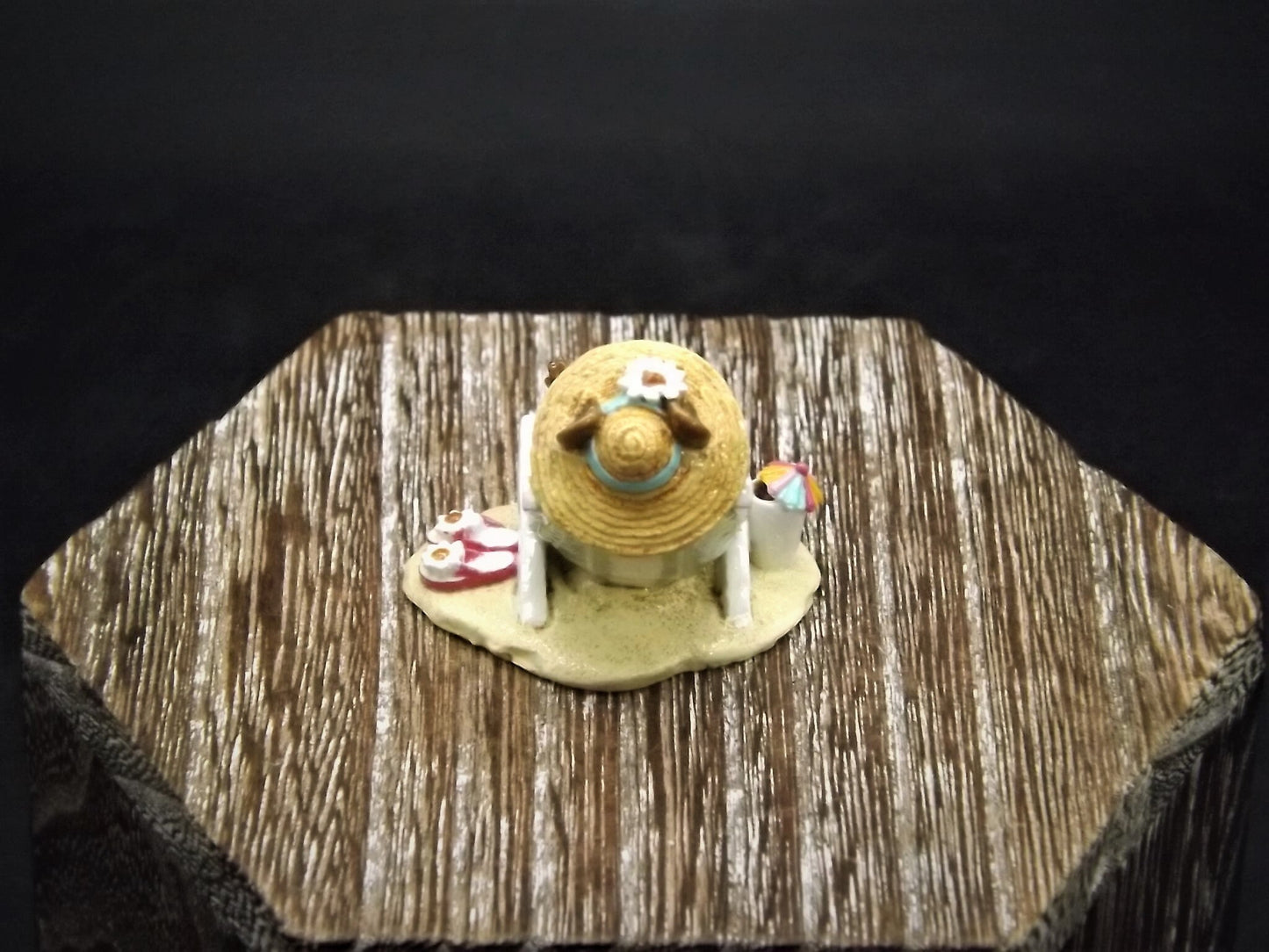 Vintage Wee Forest Folk "Sun Snoozer" Mouse Figurine