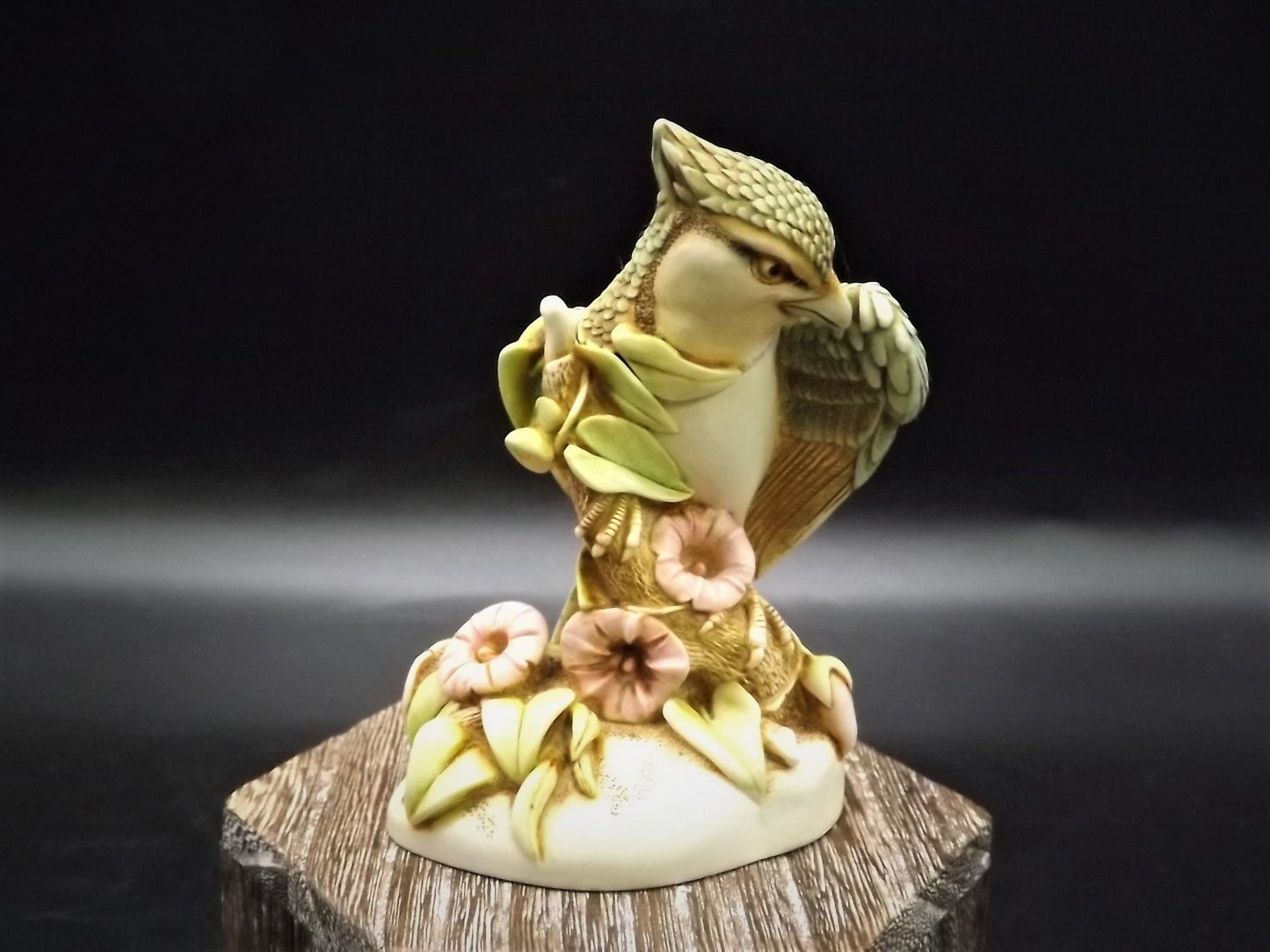 Retired 1999 Harmony Kingdom "Caw of the wild" infinity version piece Excellent condition with original box and COA. Rare eggs inside piece.